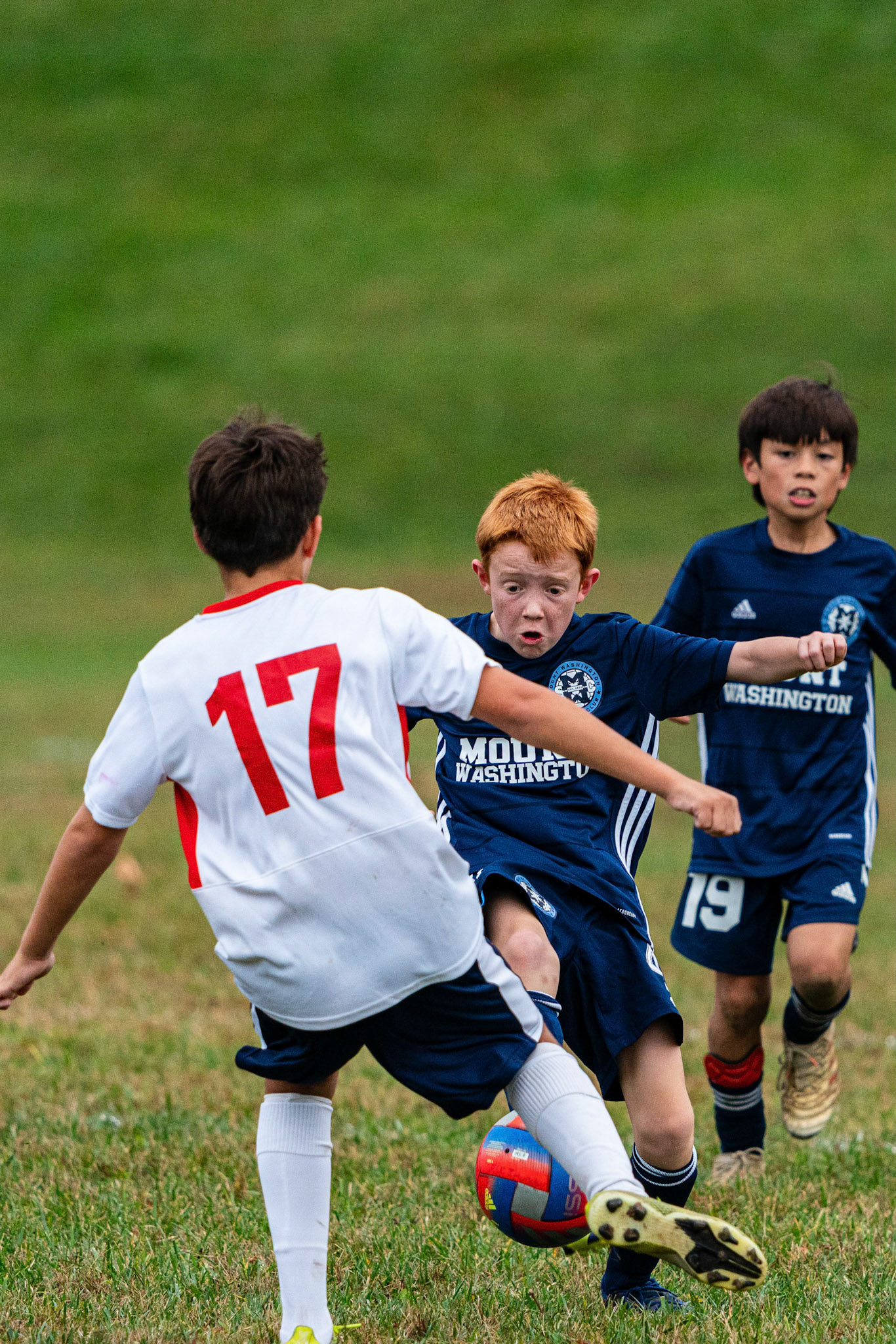 Calvin gets there first as Mt. Washington defeats Freedom SC 2-1 in their final game of fall 2022.