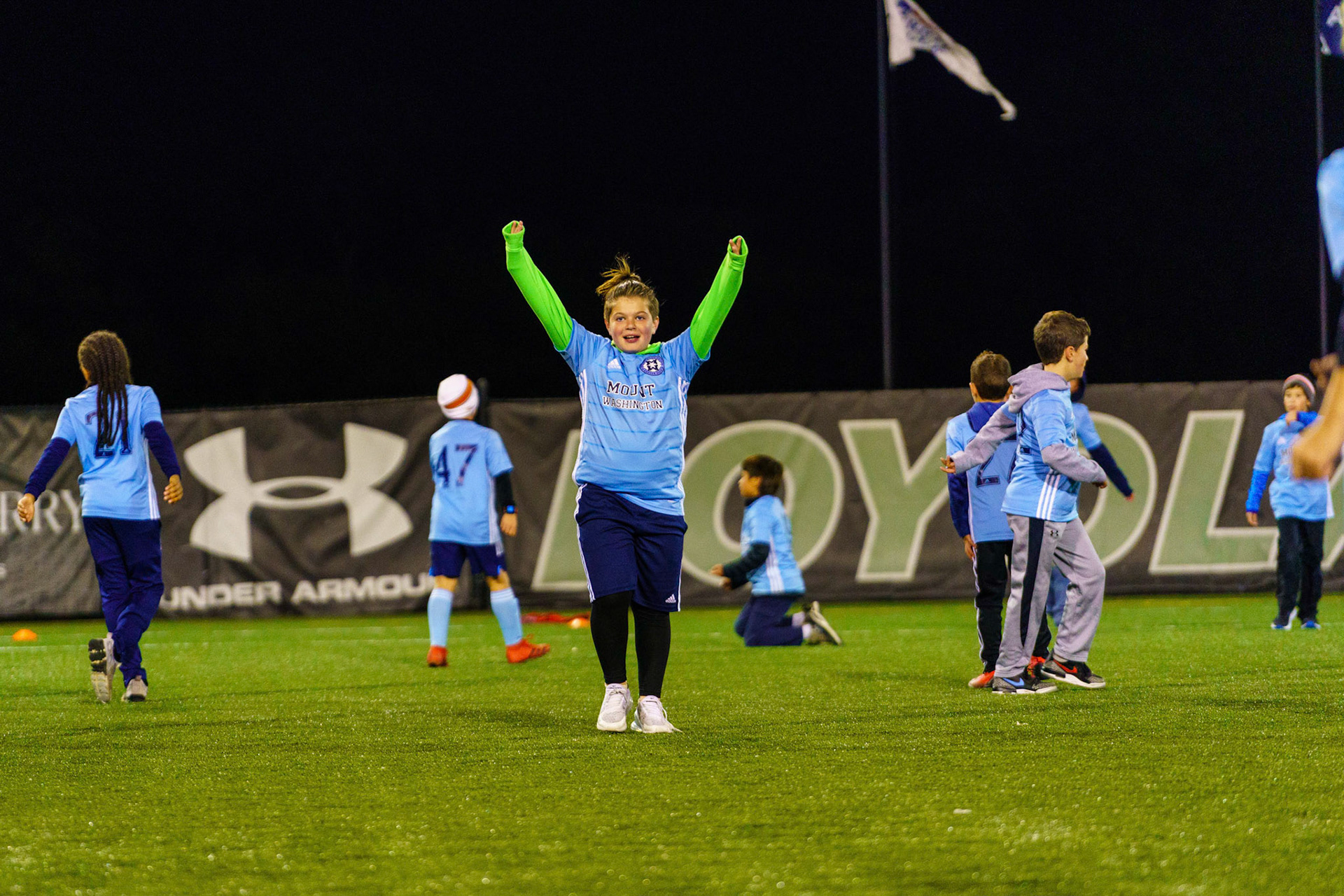 Mt. Washington Boy 12 travel team visits the Loyola Dons soccer team on Tuesday, October 18, 2022.