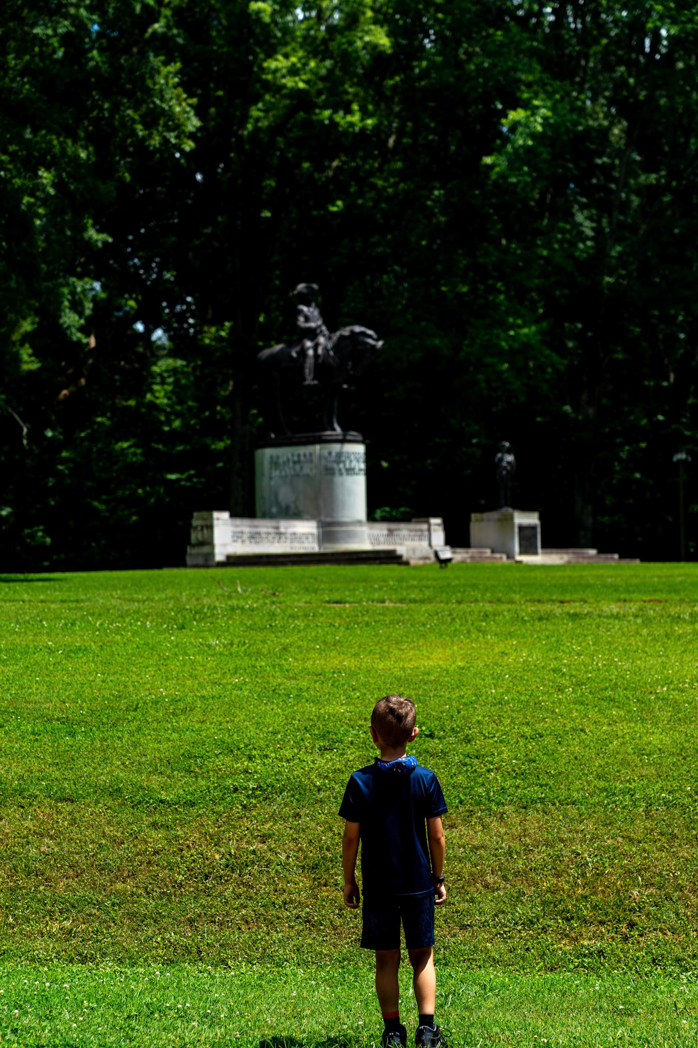 The Guilford Courthouse Revolutionary War site. 