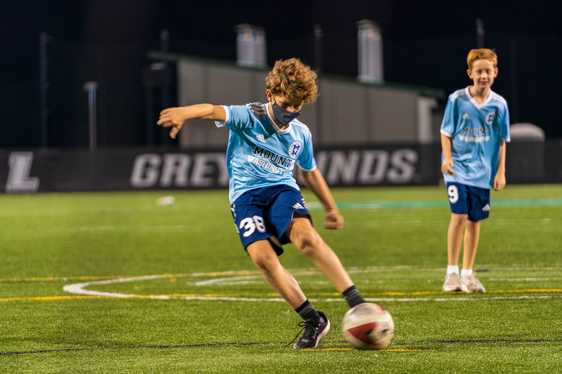 Members of the Mt. Washington Soccer Club (rec and travel) visited the Loyola Greyhounds for a game against Lafayette on Saturday, October 9, 2021.