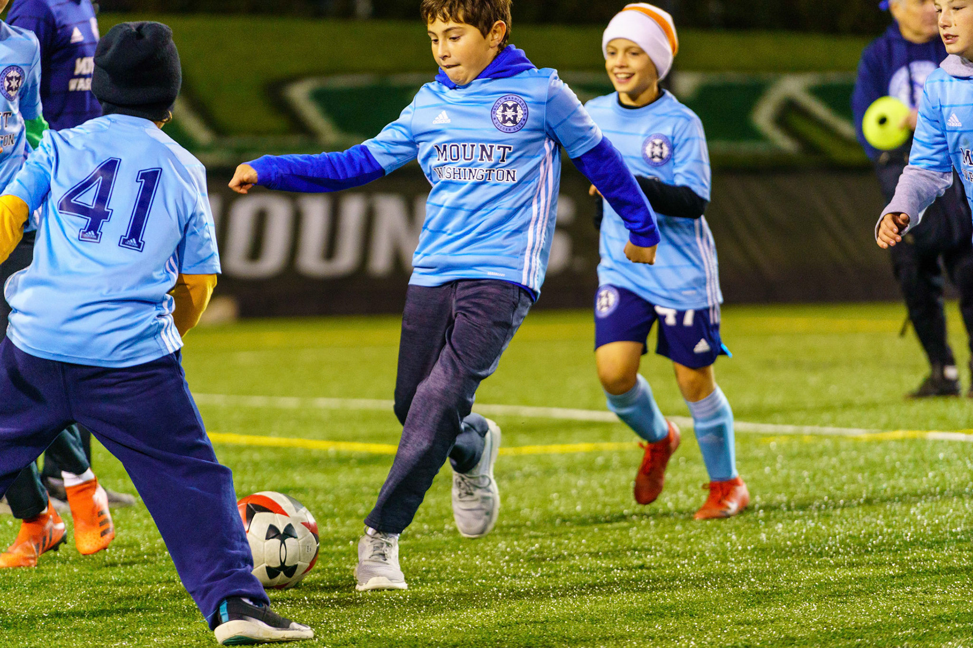 Mt. Washington Boy 12 travel team visits the Loyola Dons soccer team on Tuesday, October 18, 2022.