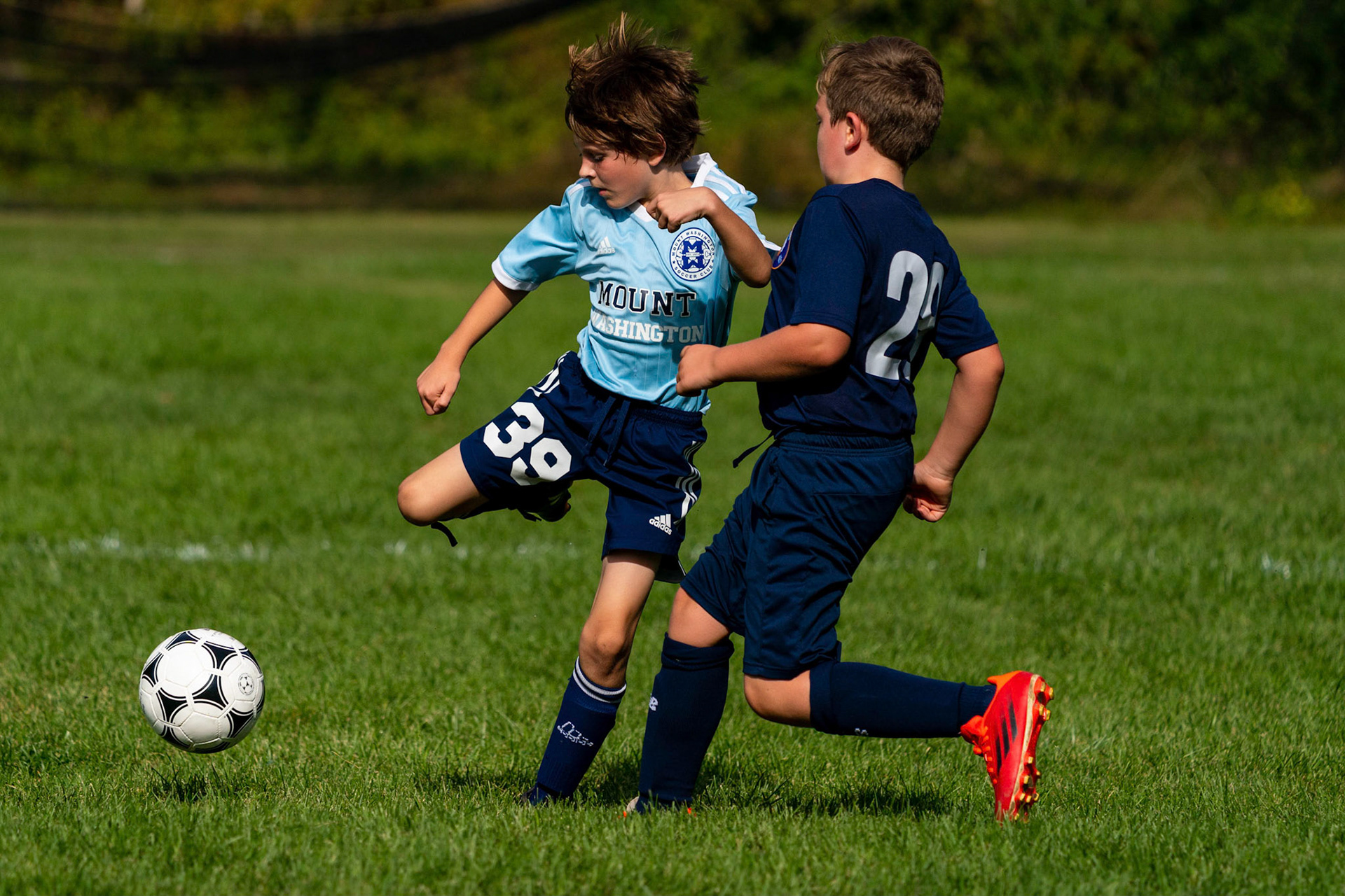 Mt. Washington U-10 travel team plays Immaculate Conception at home on Saturday, October 2, 2021.