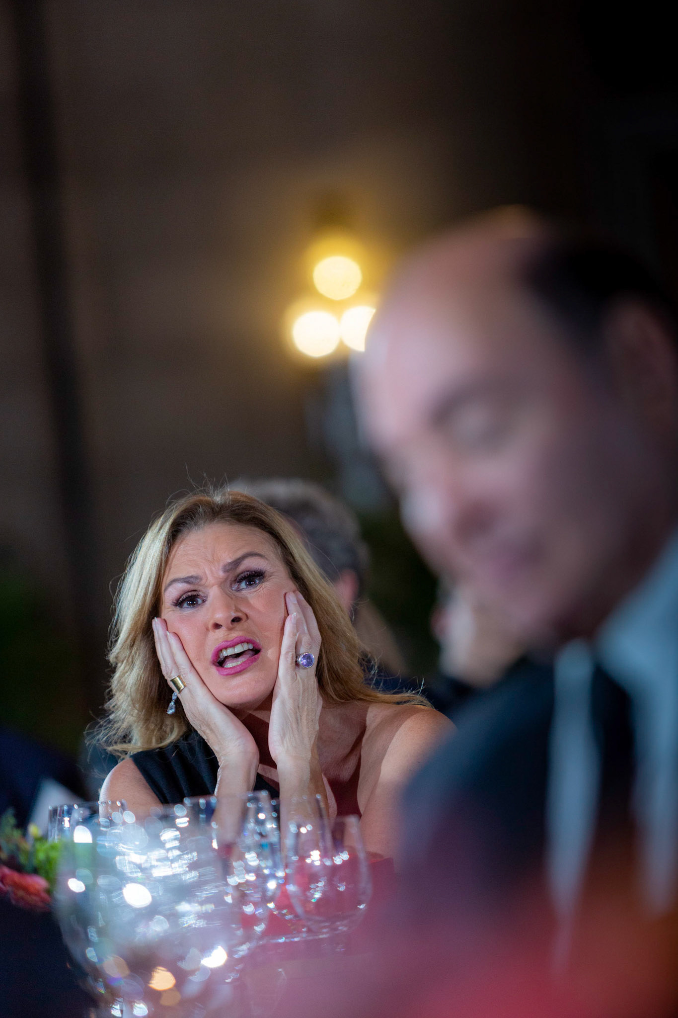 America Abroad Media (AAM) presents their annual gala awards dinner at the Andrew Mellon Auditorium in Washington D.C. on Tuesday, November 5, 2019. Honorees included Egyptian actress Yousra, Iranian activist and journalist Masih Alinejad, and film director Peter Berg.