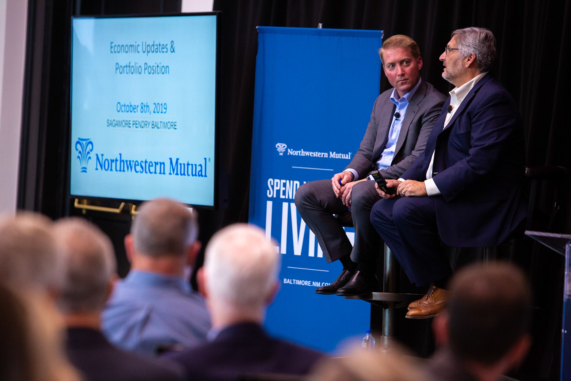 Northwestern Mutual lunchtime talk about the state of the economy on Tuesday, October 8, 2019.