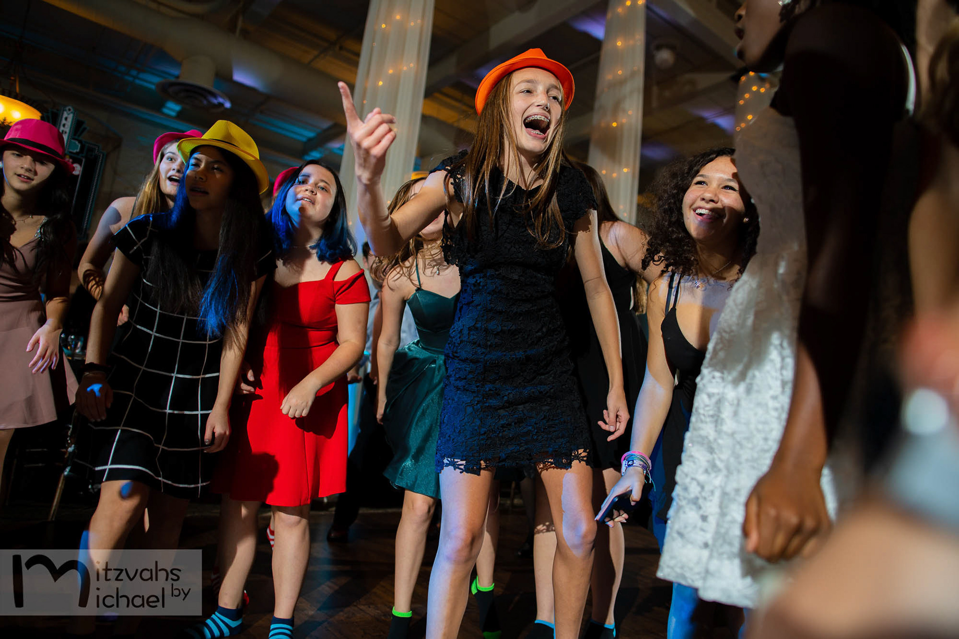 Cora’s Beth Shalom Bat Mitzvah party at The Great Room at Savage Mill.