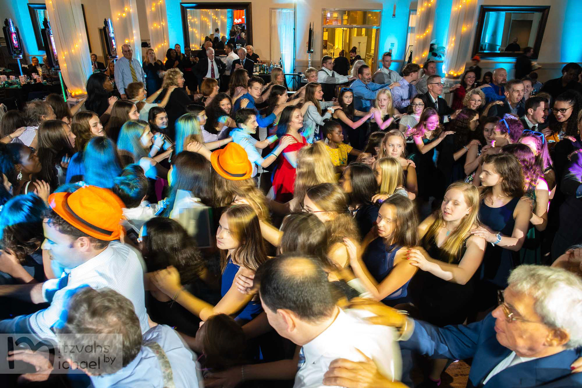 Cora’s Beth Shalom Bat Mitzvah party at The Great Room at Savage Mill.