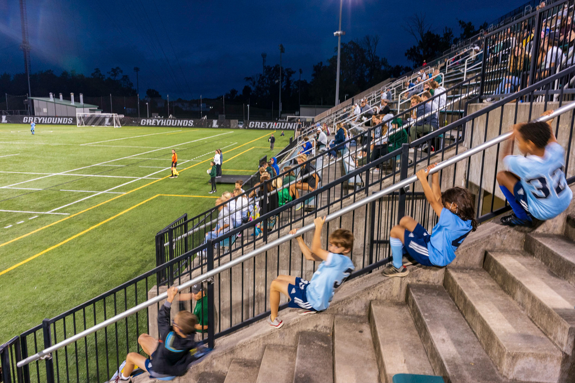 Members of the Mt. Washington Soccer Club (rec and travel) visited the Loyola Greyhounds for a game against Lafayette on Saturday, October 9, 2021.