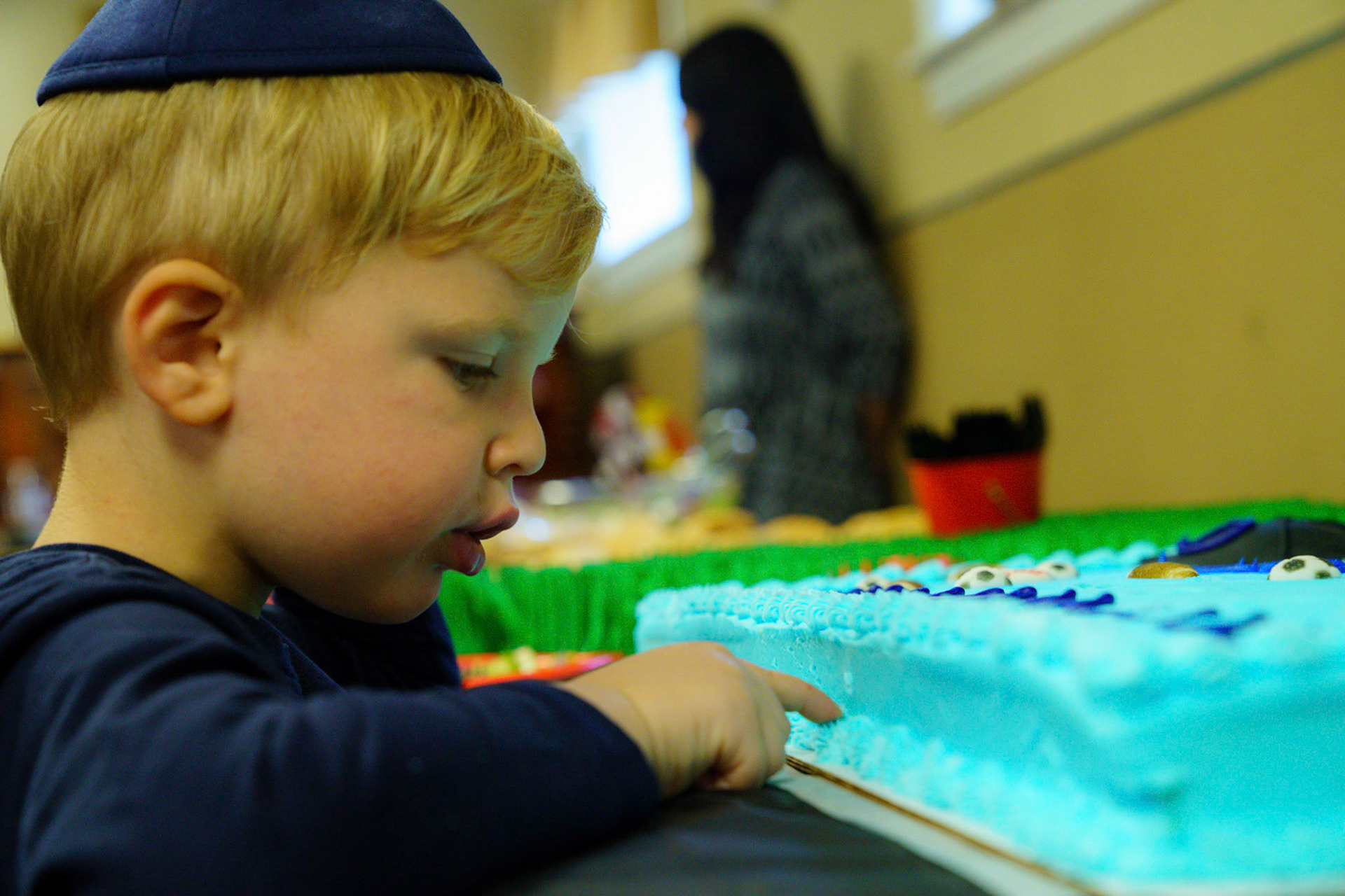 Daniel’s upsherin on the occasion of his third birthday at Rabbi Goldberger’s shul, Tiferes Yisroel.