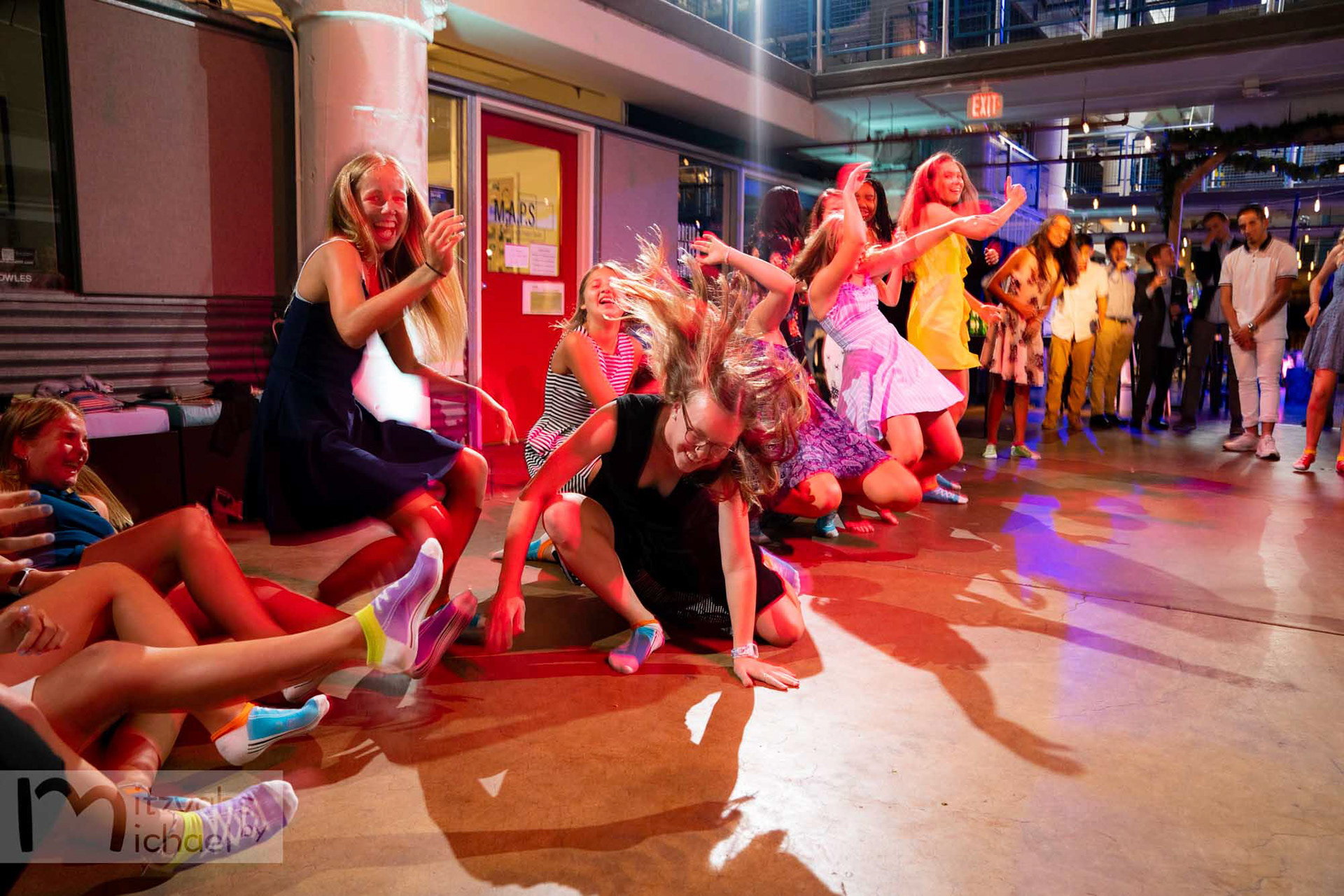 Sydney’s Bat Mitzvah party at the Torpedo Factory, Alexandria, VA.