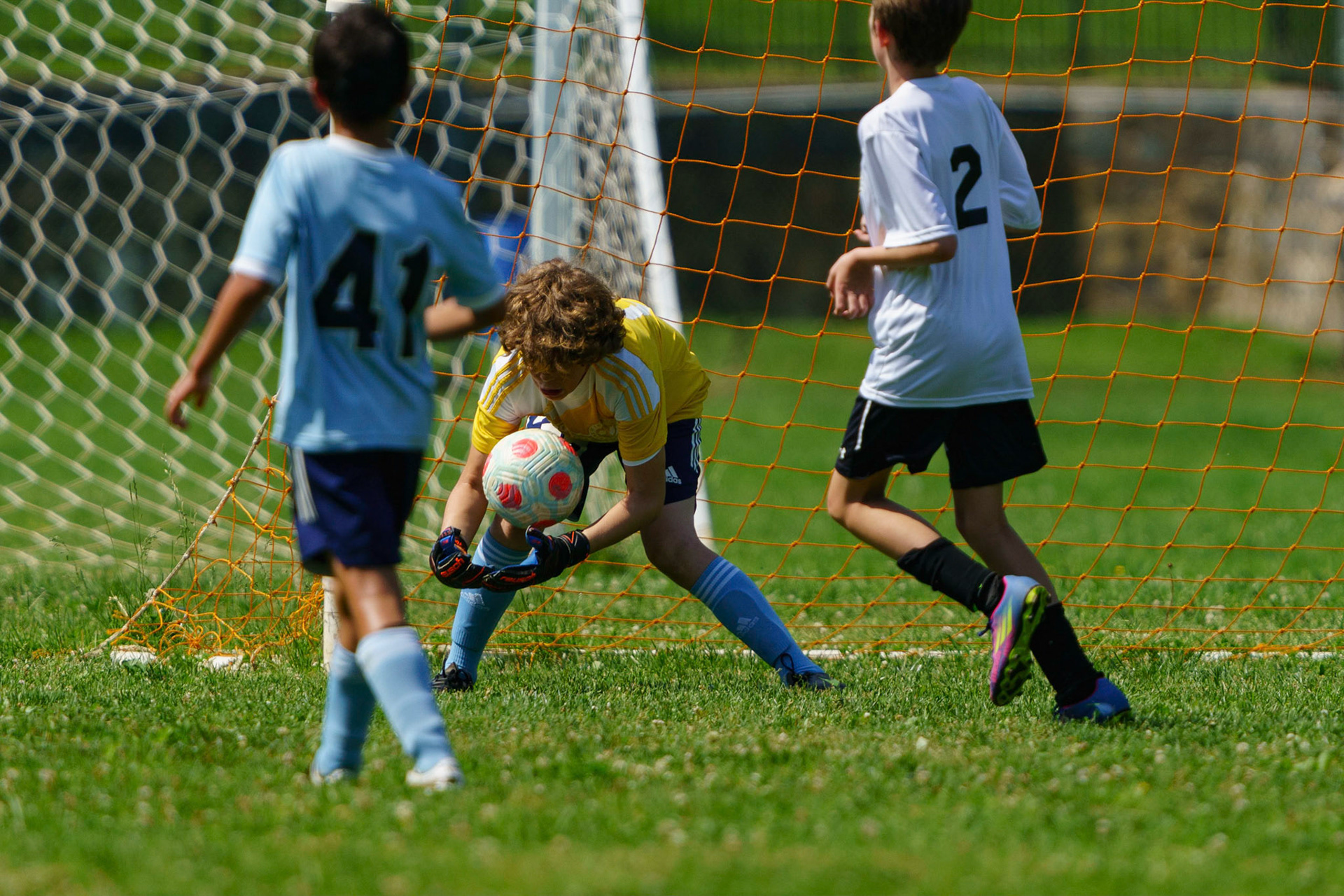 The Mt. Washington Soccer Club U11’s last soccer game of the spring season, a victory.
