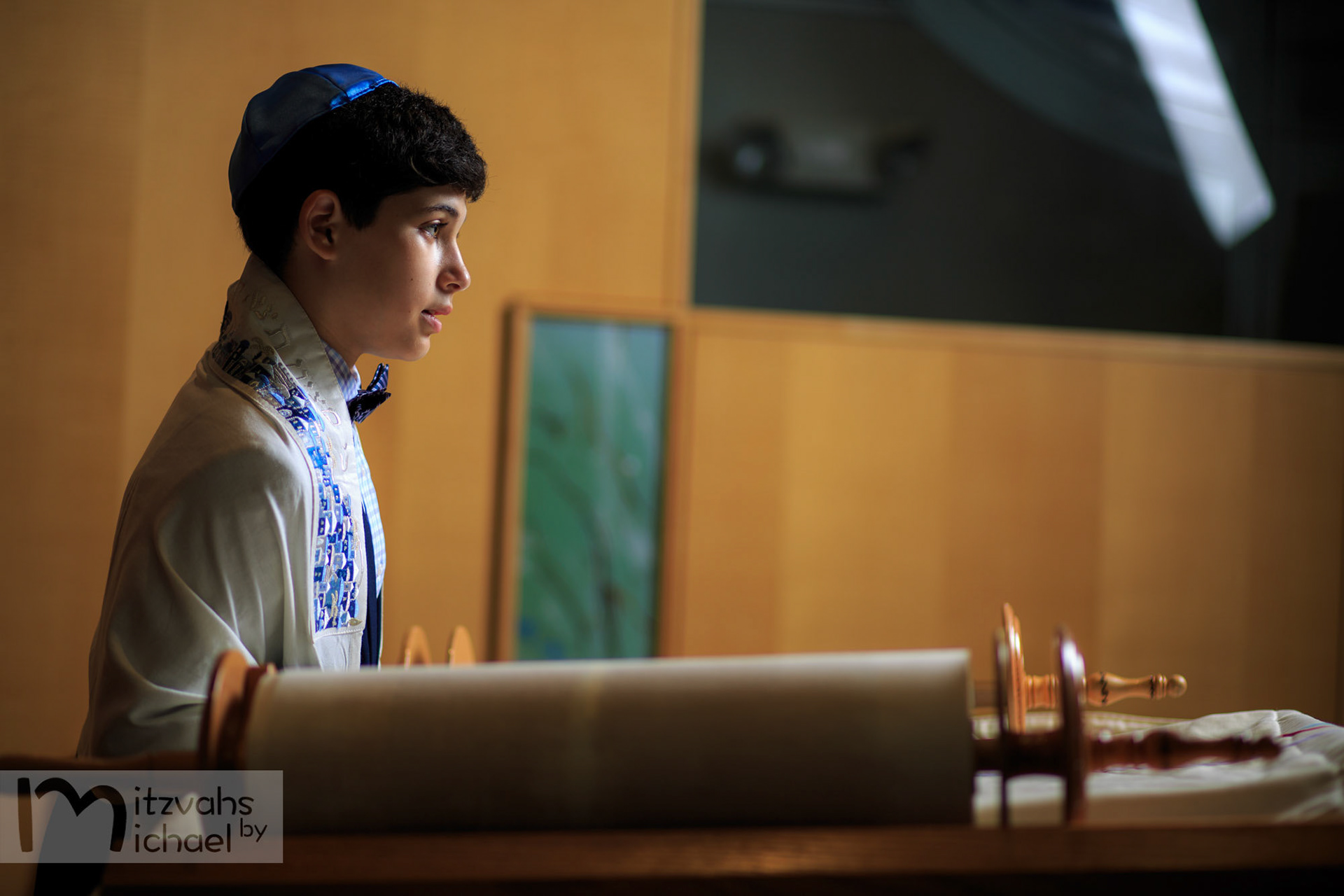 Ari’s Bar Mitzvah portraits at Bnai Shalom of Olney.