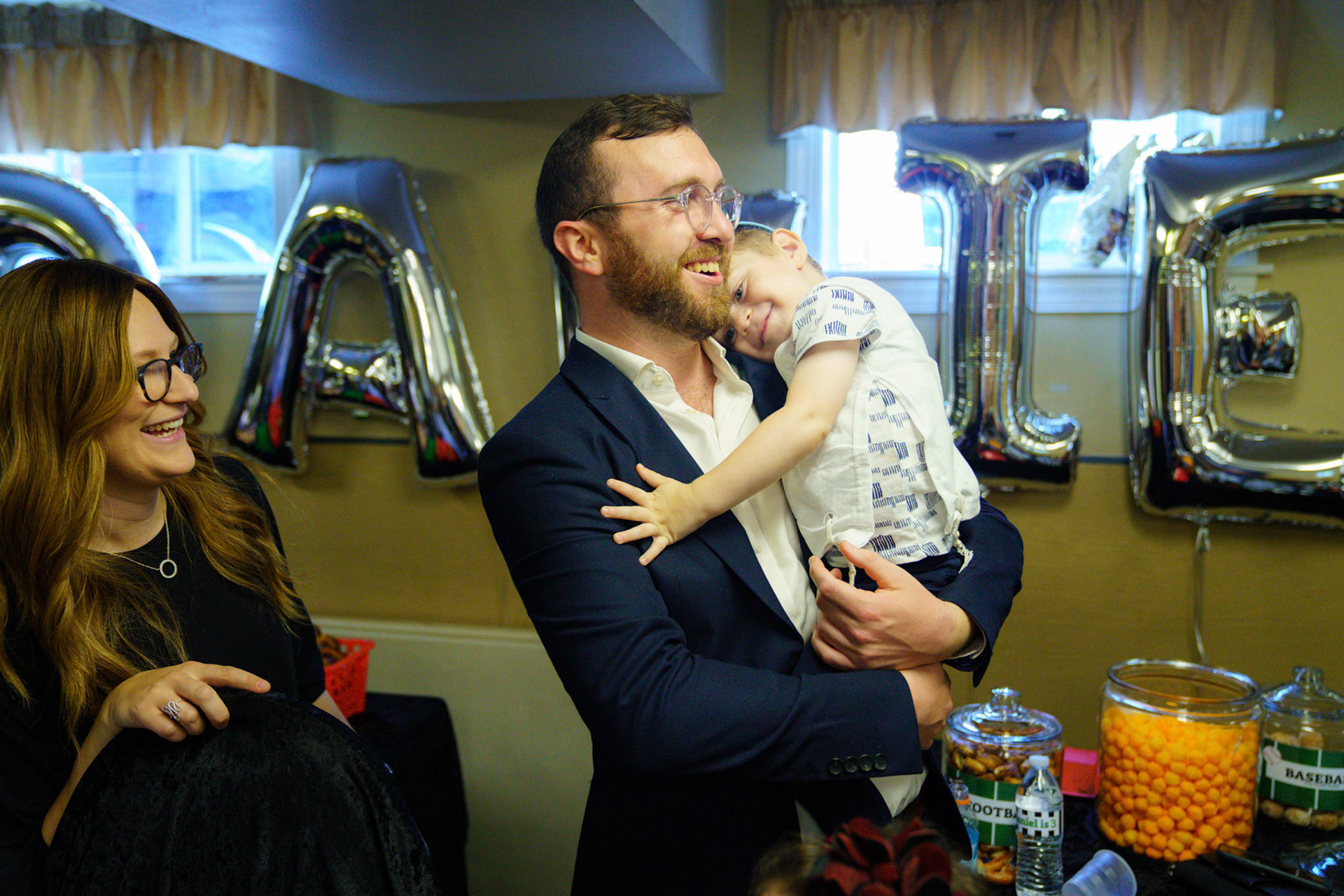 Daniel’s upsherin on the occasion of his third birthday at Rabbi Goldberger’s shul, Tiferes Yisroel.