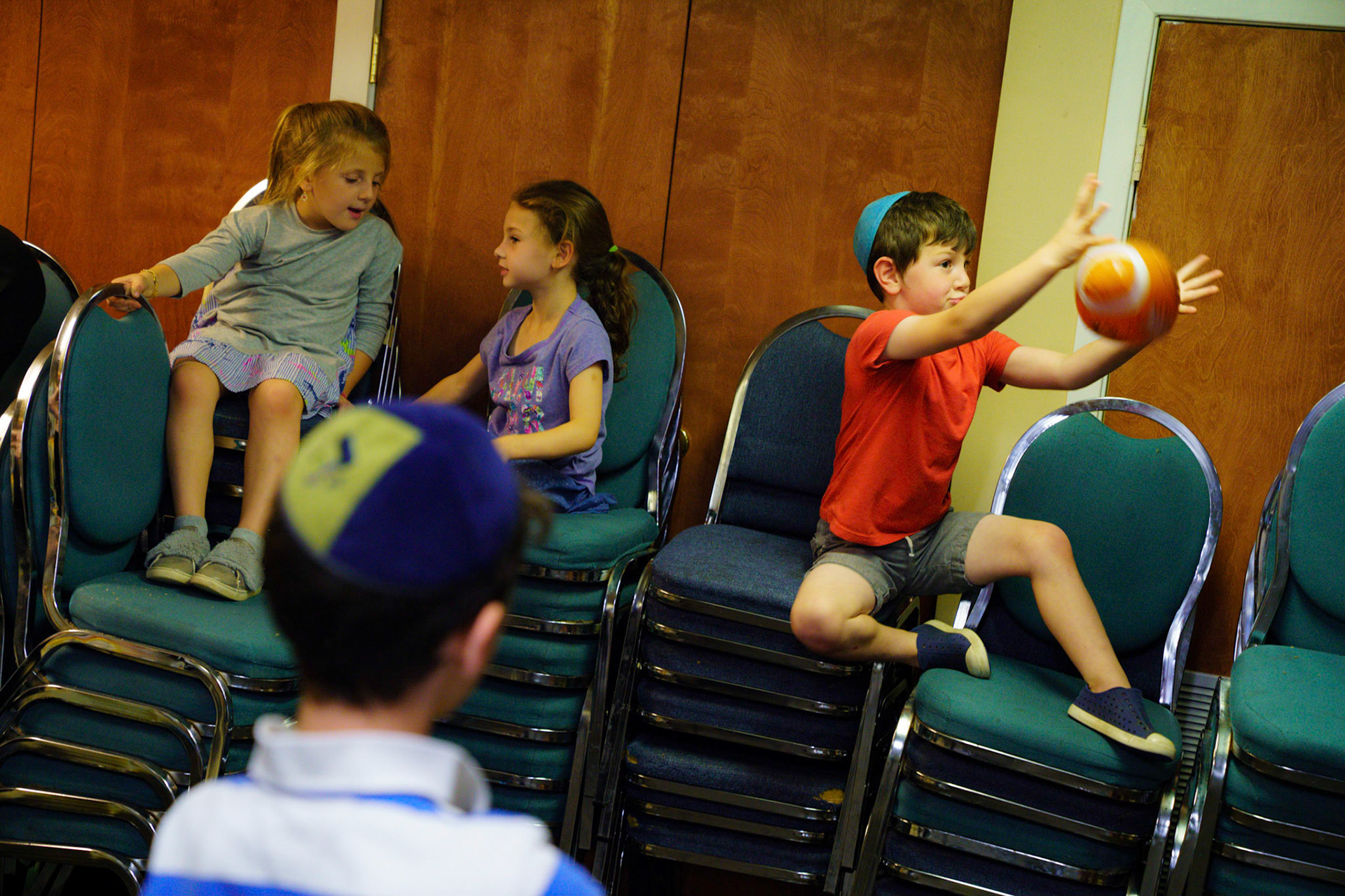 Daniel’s upsherin on the occasion of his third birthday at Rabbi Goldberger’s shul, Tiferes Yisroel.