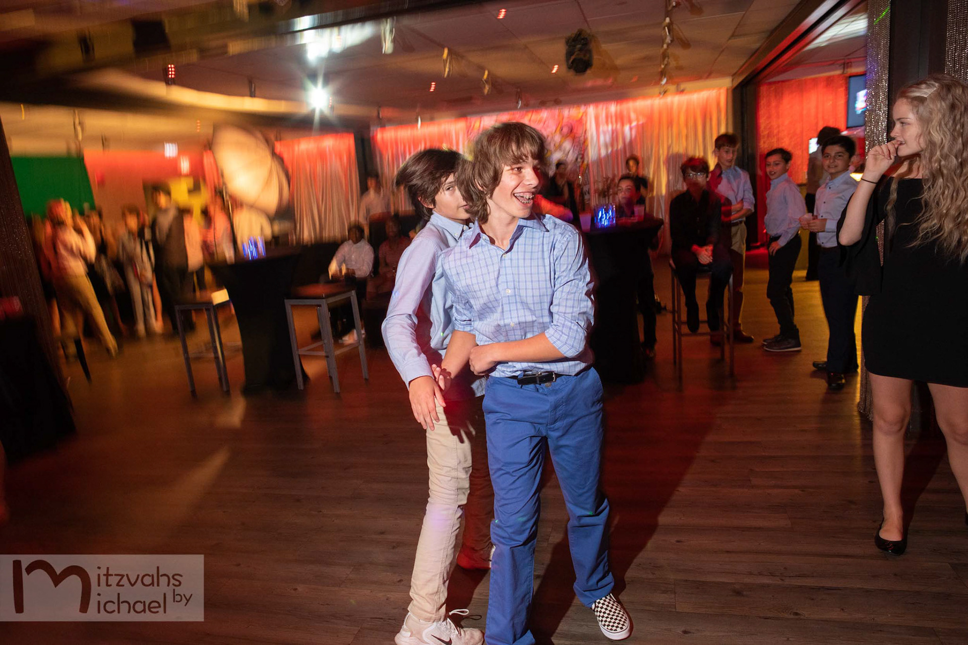 Brandon’s Bar Mitzvah party at The Loft at 4935 in Bethesda, MD.