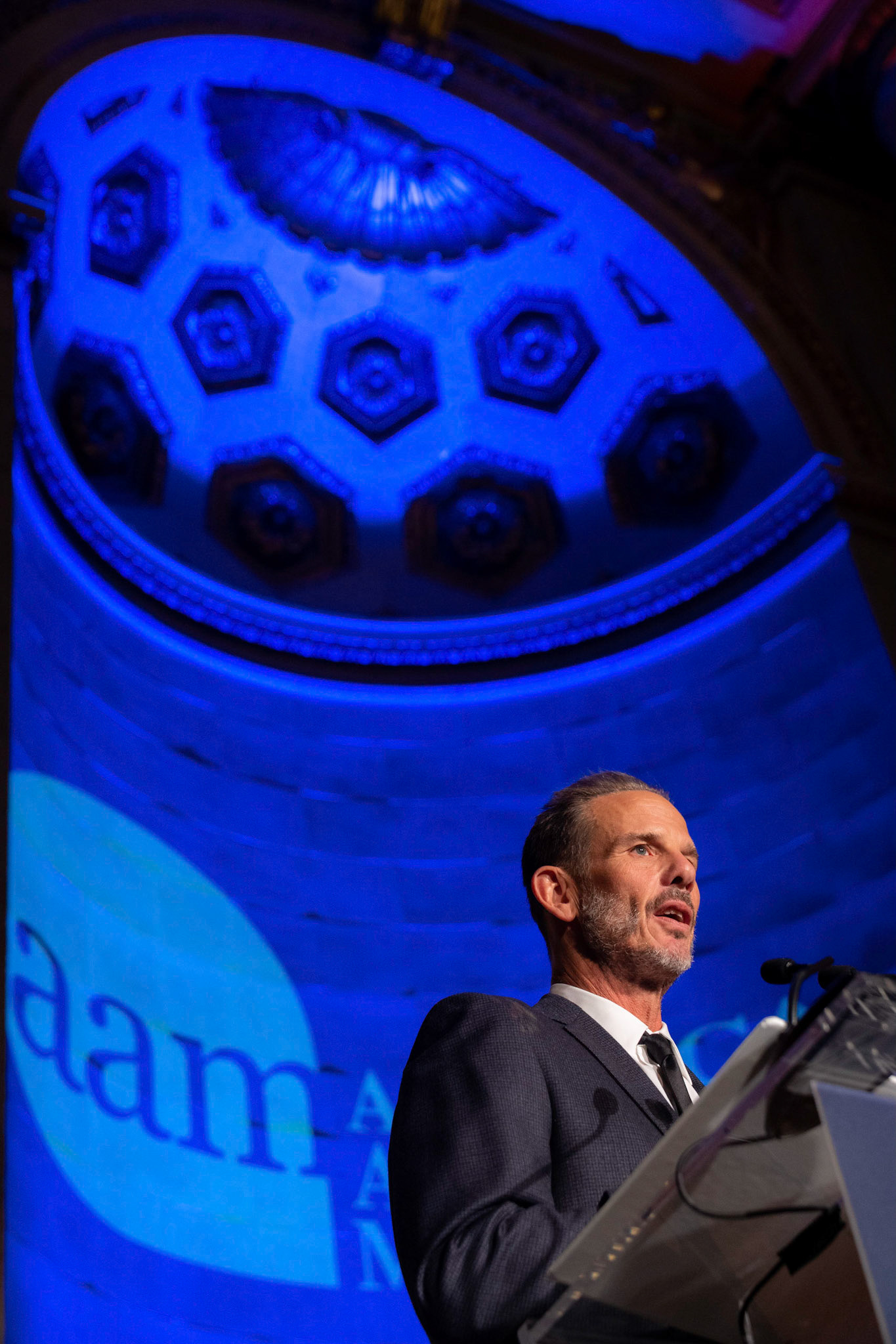 America Abroad Media (AAM) presents their annual gala awards dinner at the Andrew Mellon Auditorium in Washington D.C. on Tuesday, November 5, 2019. Honorees included Egyptian actress Yousra, Iranian activist and journalist Masih Alinejad, and film director Peter Berg.