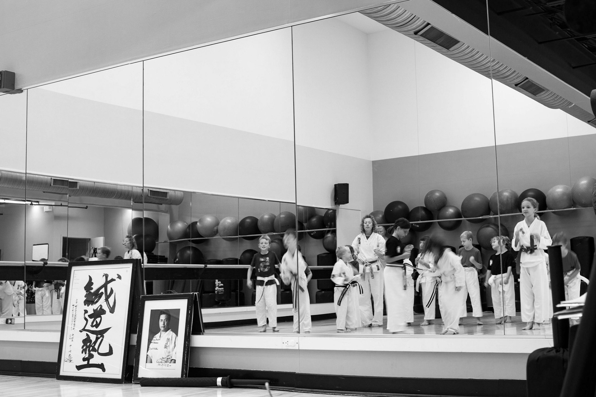 Pamfilis Karate Academy practice on Monday, August 20, 2018.