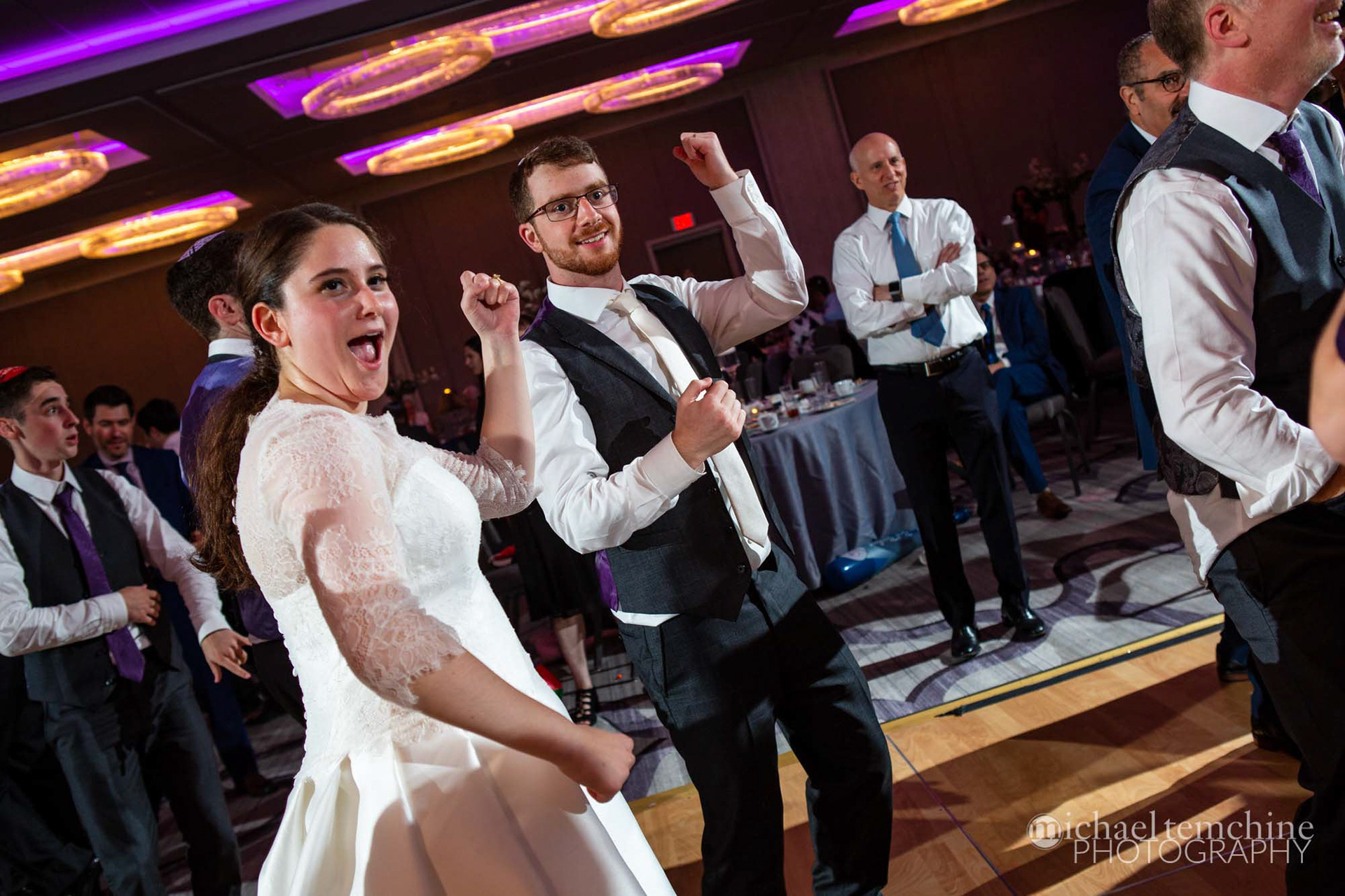Yael and Eitan’s modern orthodox Jewish wedding at the Grand Hyatt in Washington D.C. on Sunday, August 25, 2019.