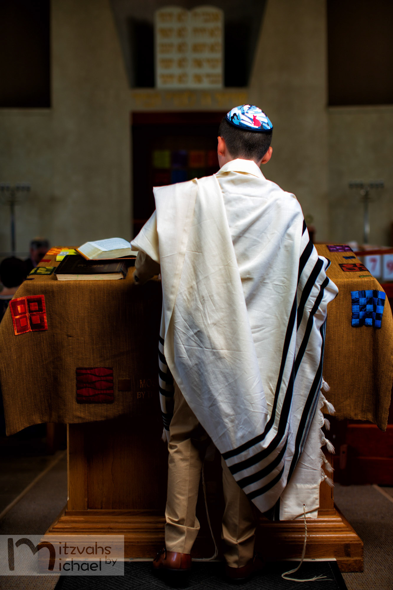 Rafael’s Bar Mitzvah portraits at Ohev Sholom in Washington D.C.