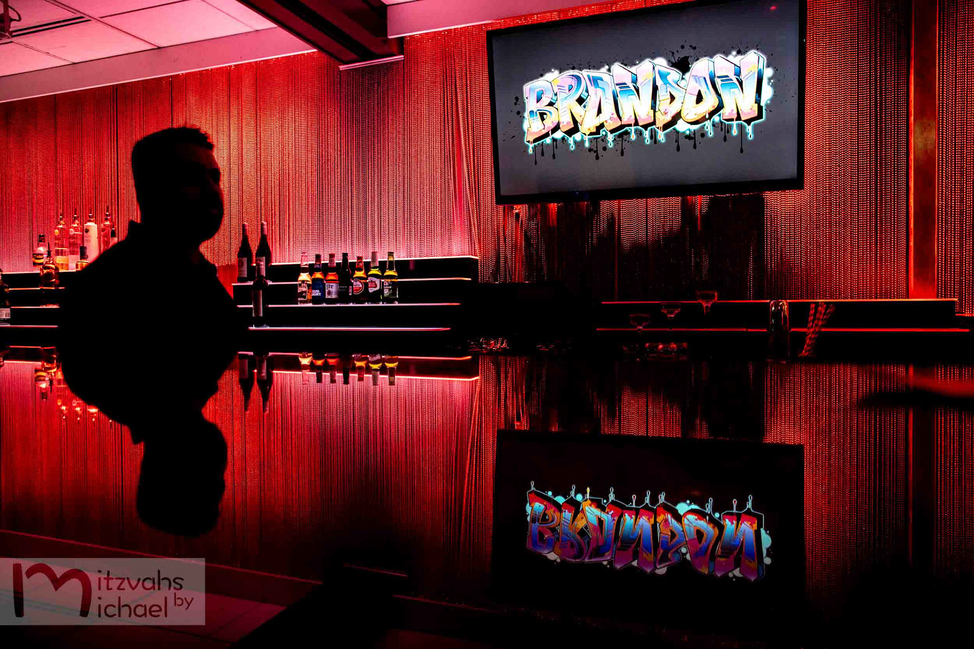 Brandon’s Bar Mitzvah party at The Loft at 4935 in Bethesda, MD.