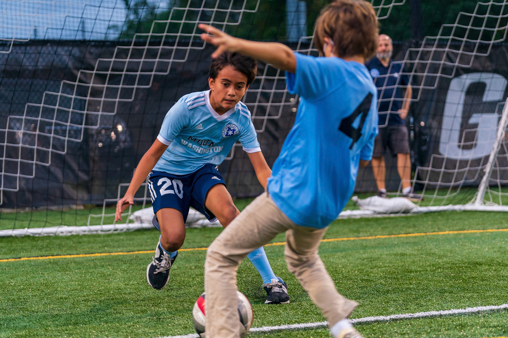 Members of the Mt. Washington Soccer Club (rec and travel) visited the Loyola Greyhounds for a game against Lafayette on Saturday, October 9, 2021.