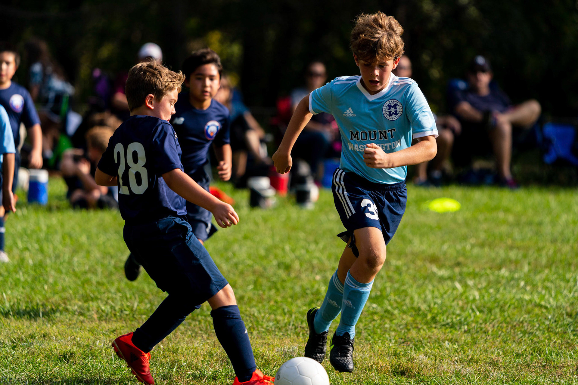 Mt. Washington U-10 travel team plays Immaculate Conception at home on Saturday, October 2, 2021.