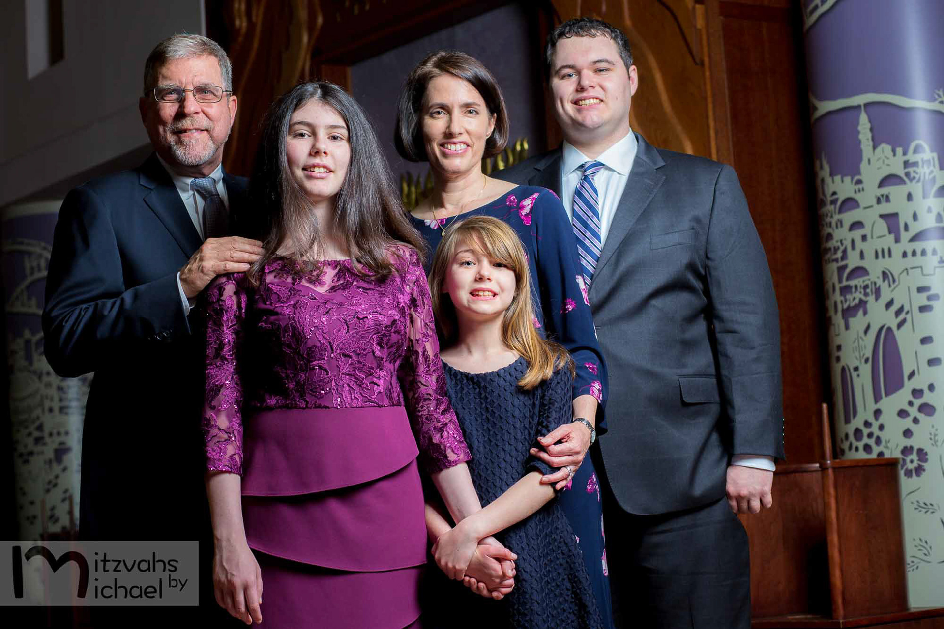 Rachel's Agudas Achim, Alexandria, VA Bat Mitzvah by Mitzvahs by Michael Temchine Photography and Pop Color Events.