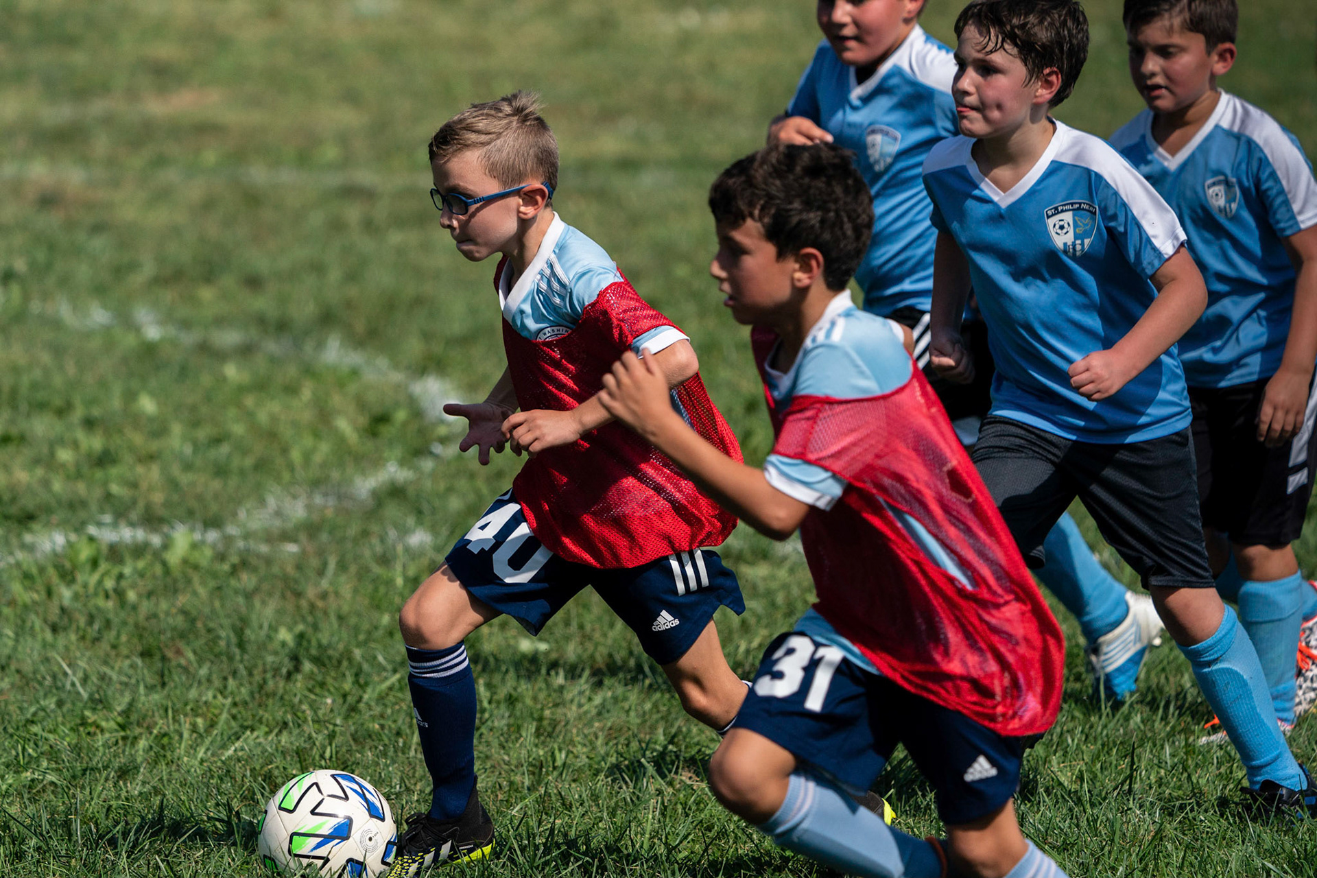 The Mt. Washington U10 Travel soccer team defeats 4-2 St. Philip Neri.