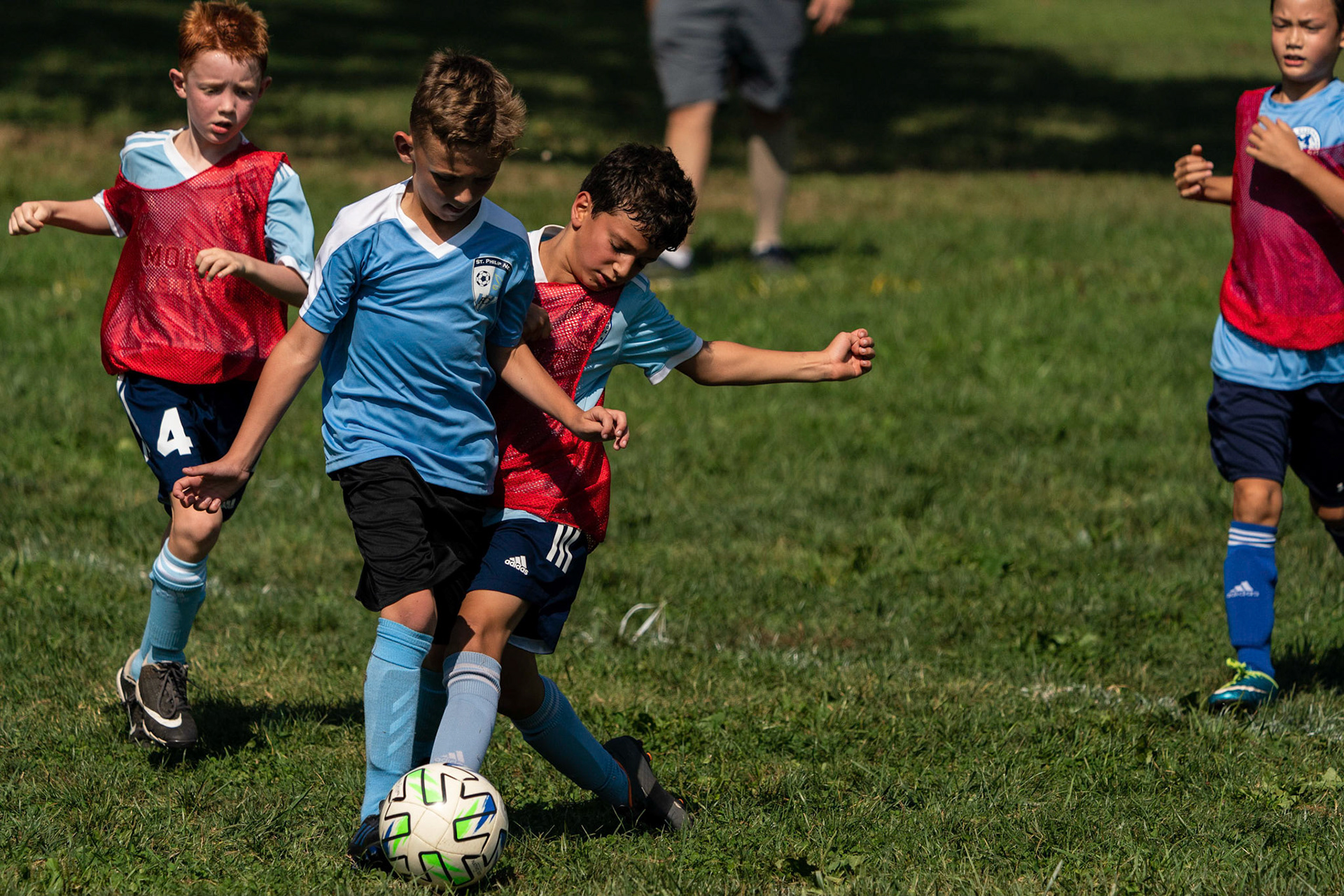The Mt. Washington U10 Travel soccer team defeats 4-2 St. Philip Neri.