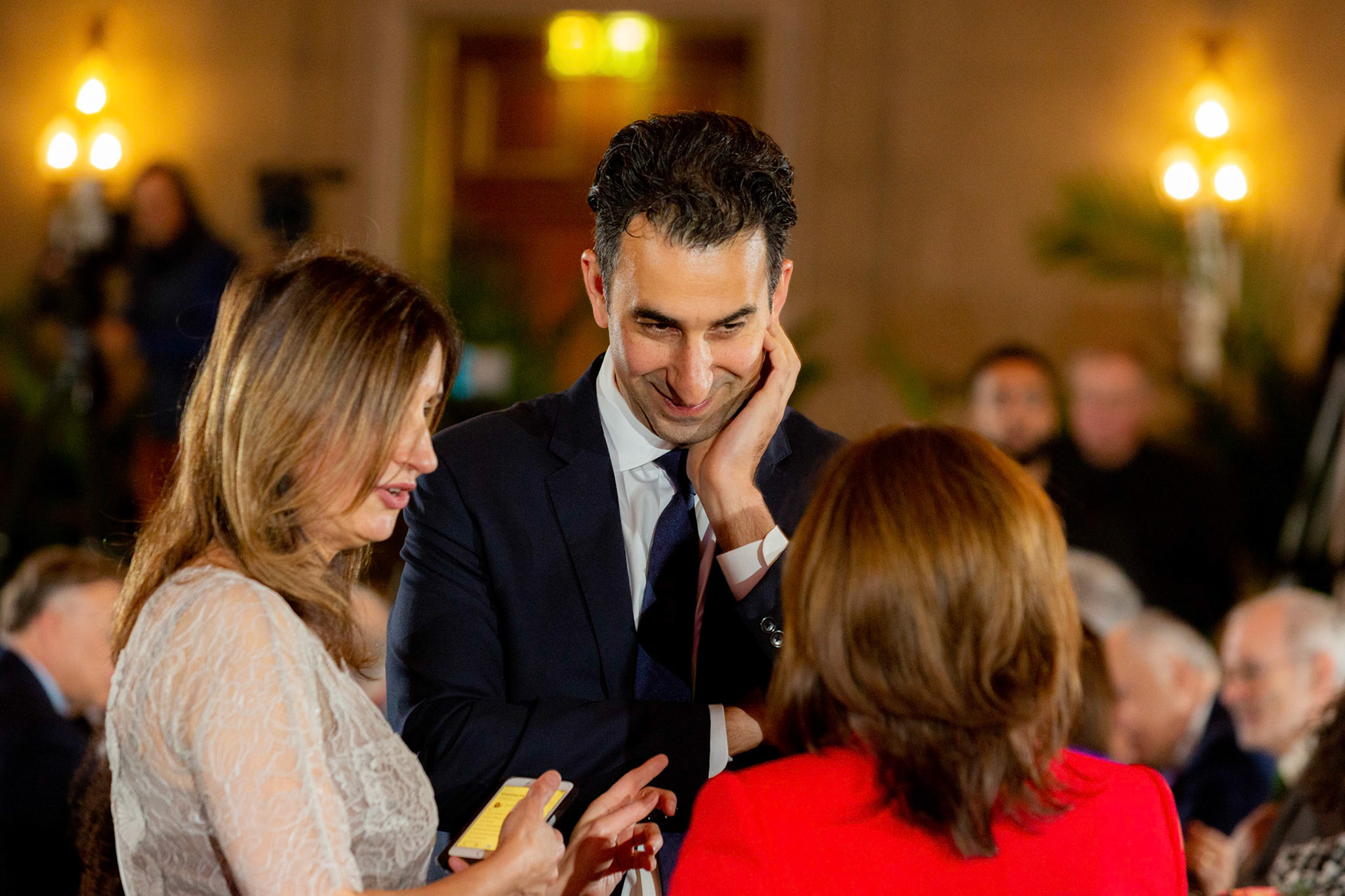 America Abroad Media (AAM) presents their annual gala awards dinner at the Andrew Mellon Auditorium in Washington D.C. on Tuesday, November 5, 2019. Honorees included Egyptian actress Yousra, Iranian activist and journalist Masih Alinejad, and film director Peter Berg.