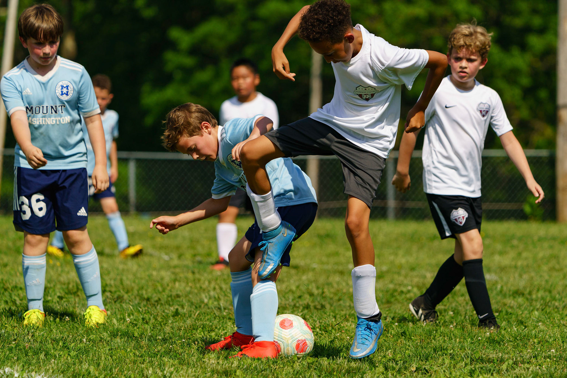 The Mt. Washington Soccer Club U11’s last soccer game of the spring season, a victory.