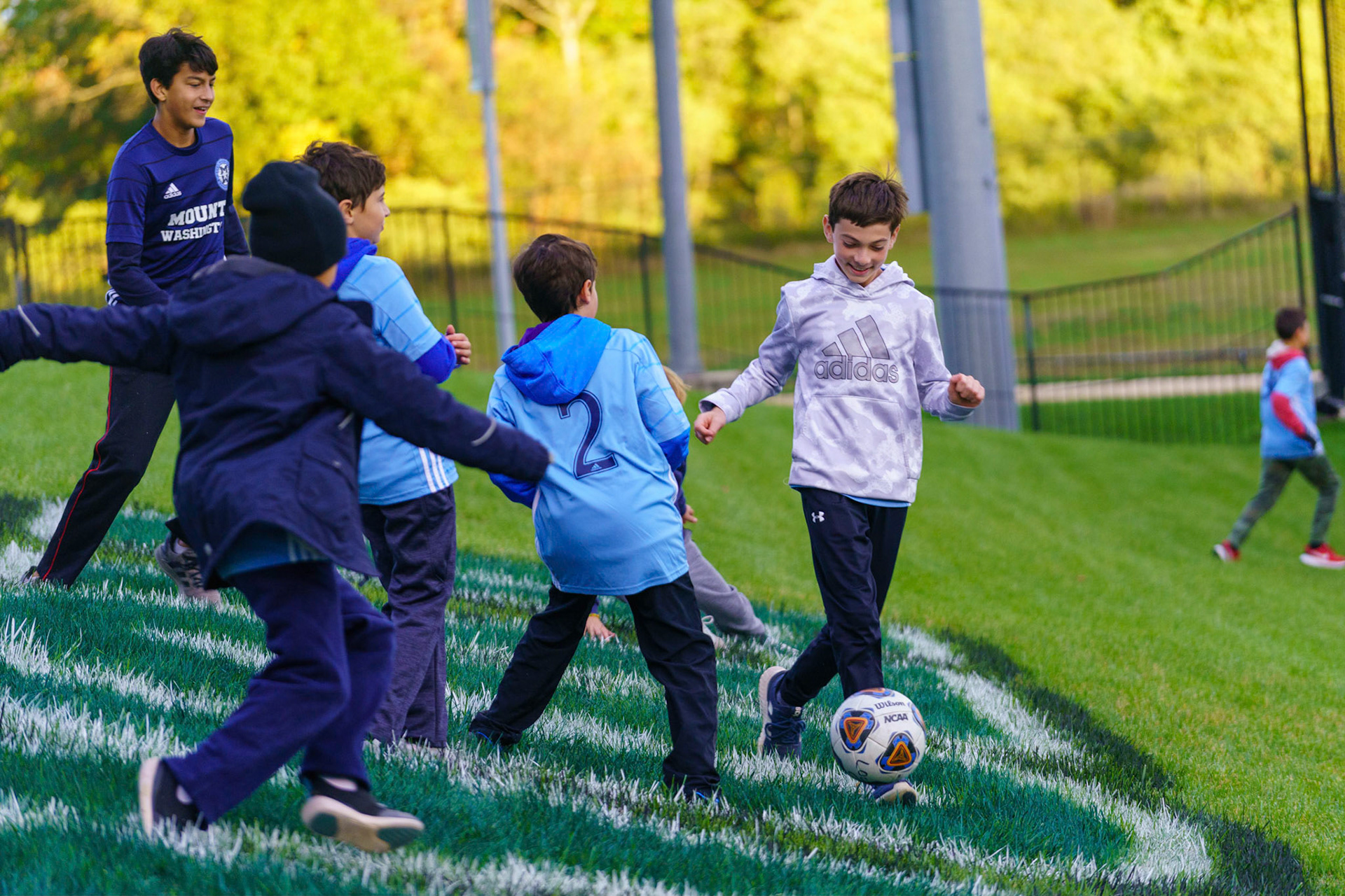 Mt. Washington Boy 12 travel team visits the Loyola Dons soccer team on Tuesday, October 18, 2022.
