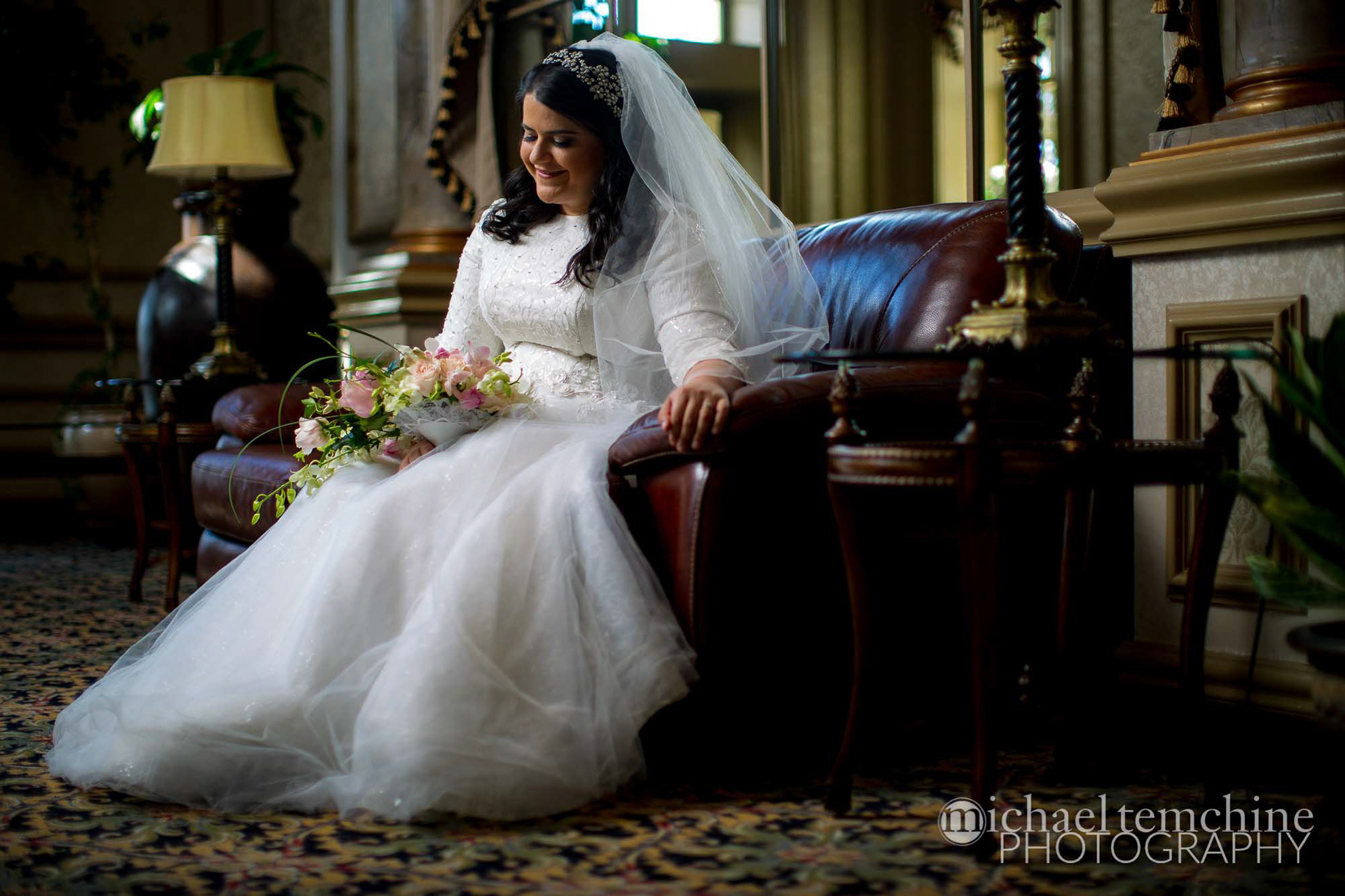 Tali and John's Frum Orthodox Jewish wedding at the Valley Mansion, Baltimore, MD on Sunday, March 17, 2019.