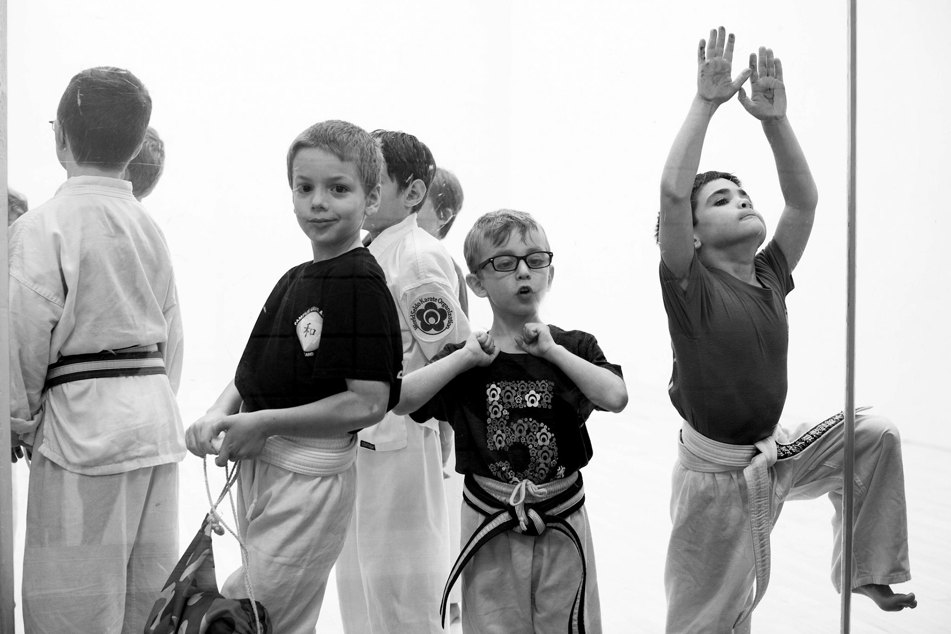 Pamfilis Karate Academy practice on Monday, August 20, 2018.