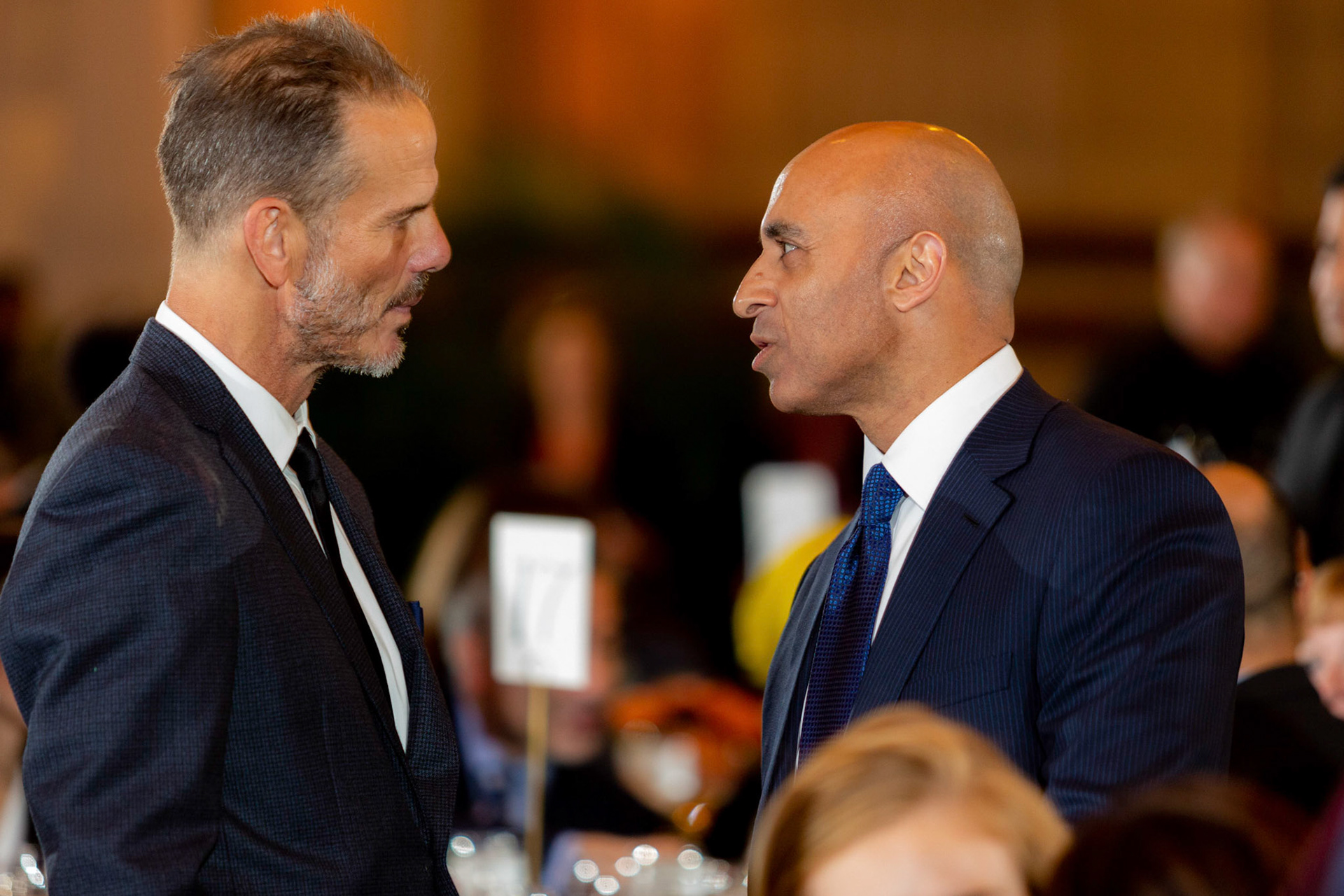 America Abroad Media (AAM) presents their annual gala awards dinner at the Andrew Mellon Auditorium in Washington D.C. on Tuesday, November 5, 2019. Honorees included Egyptian actress Yousra, Iranian activist and journalist Masih Alinejad, and film director Peter Berg.