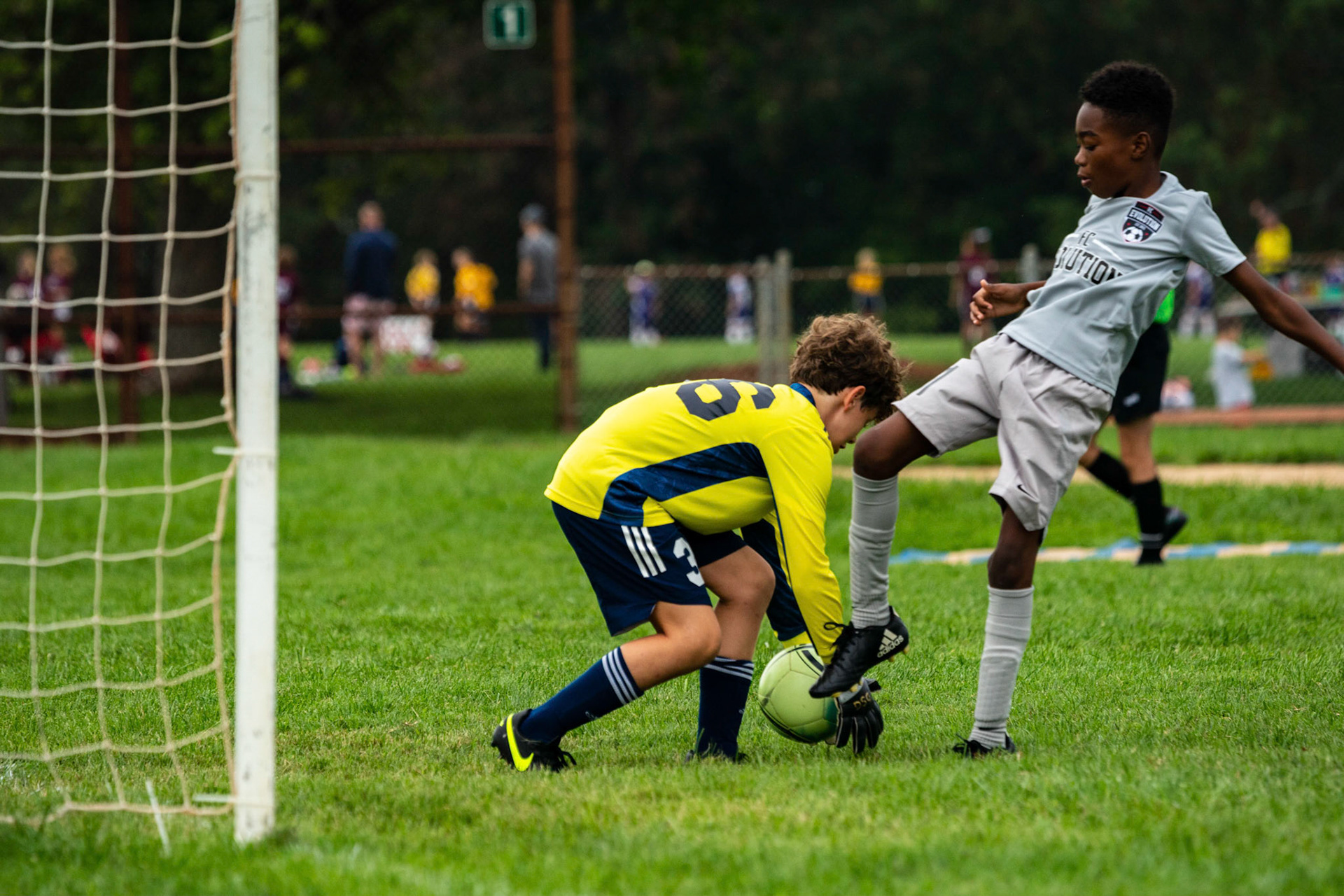 The Mt. Washington U10 Travel soccer team plays in the Labor Day Tournament.