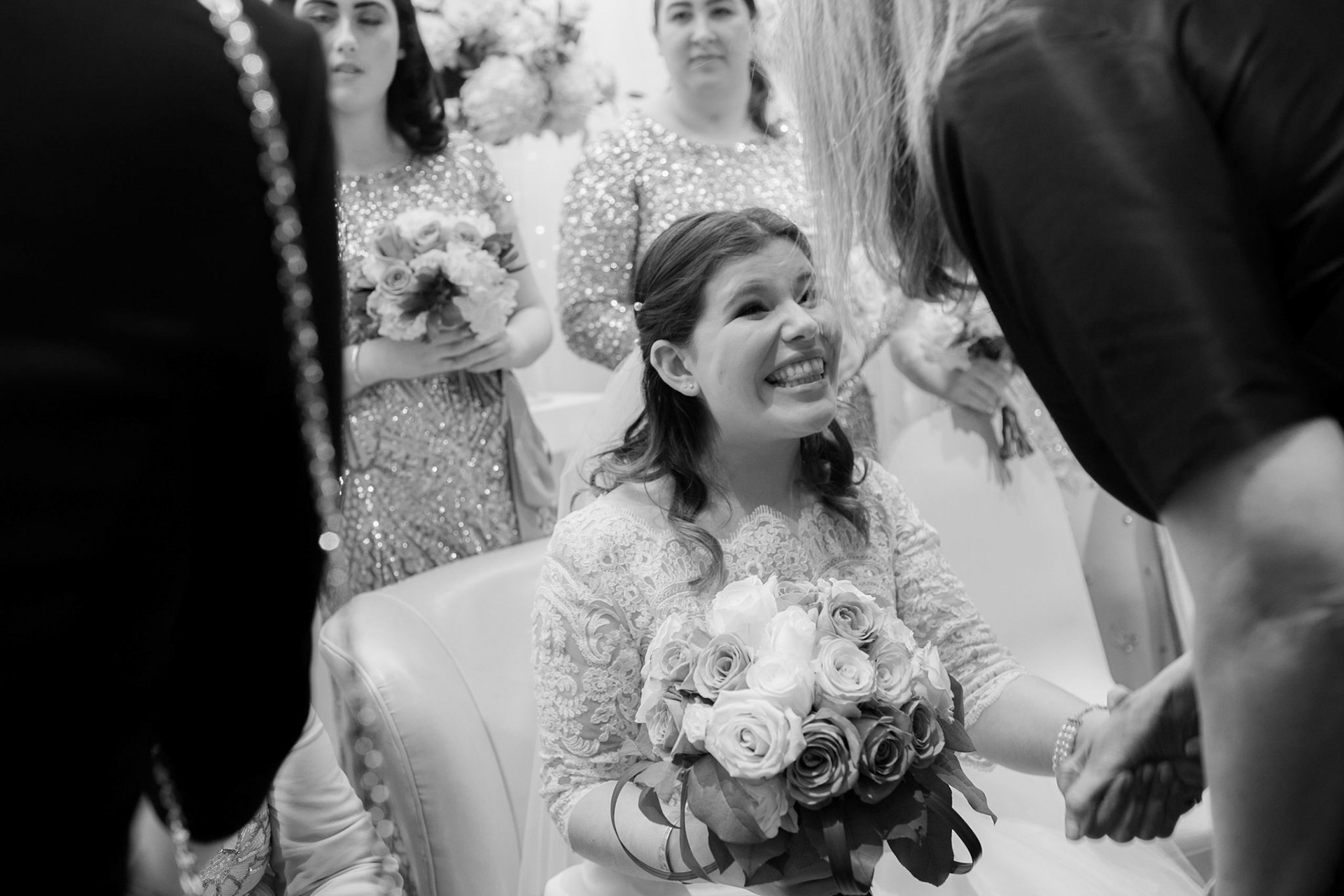 Alison and Shai wed at Beth Tfiloh in Baltimore, MD on Sunday, December 23, 2018.