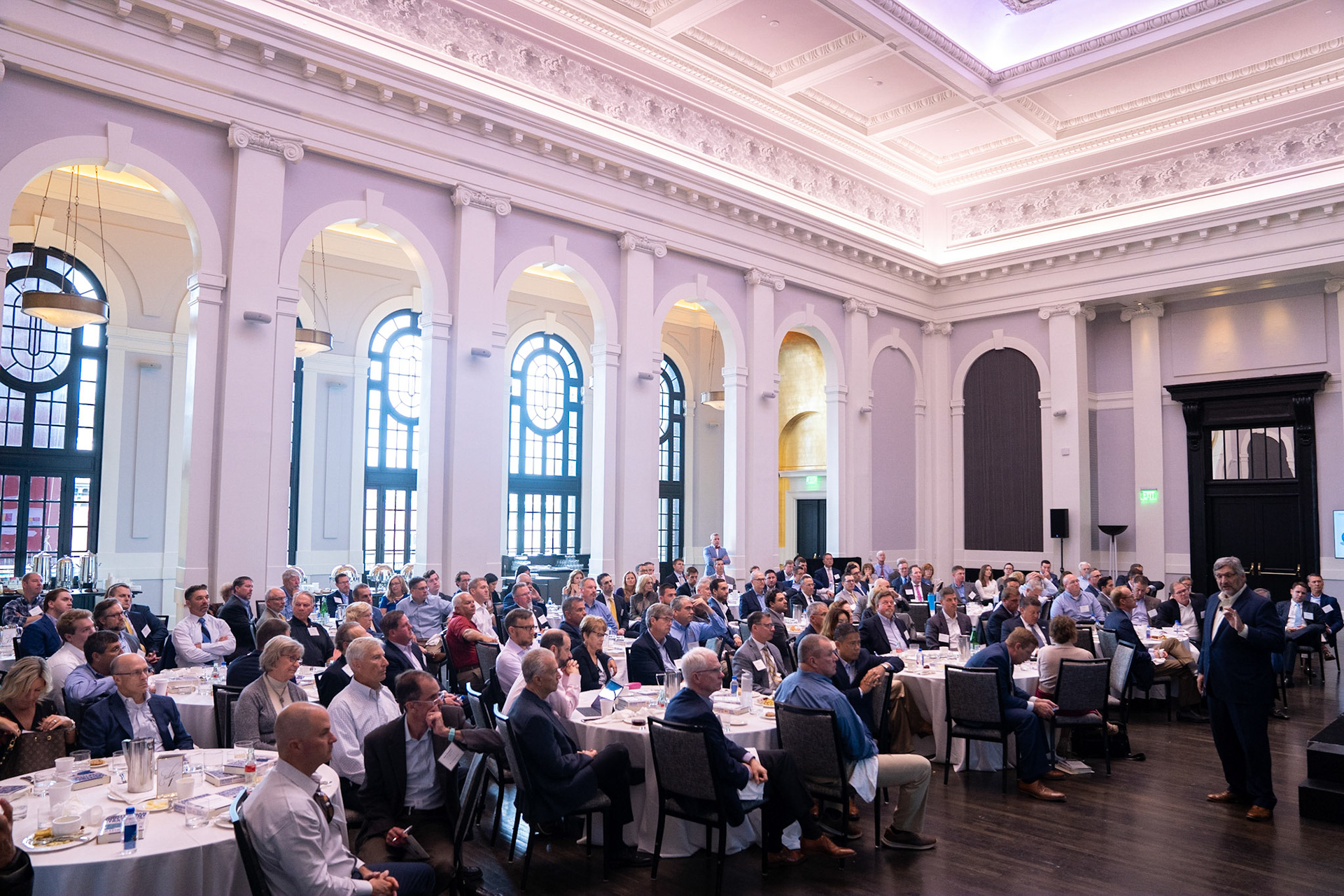 Northwestern Mutual lunchtime talk about the state of the economy on Tuesday, October 8, 2019.