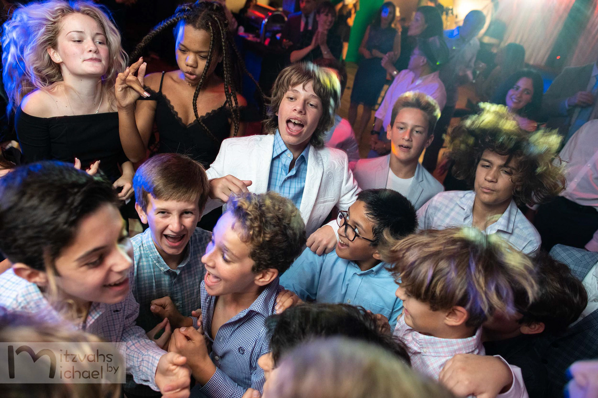 Brandon’s Bar Mitzvah party at The Loft at 4935 in Bethesda, MD.