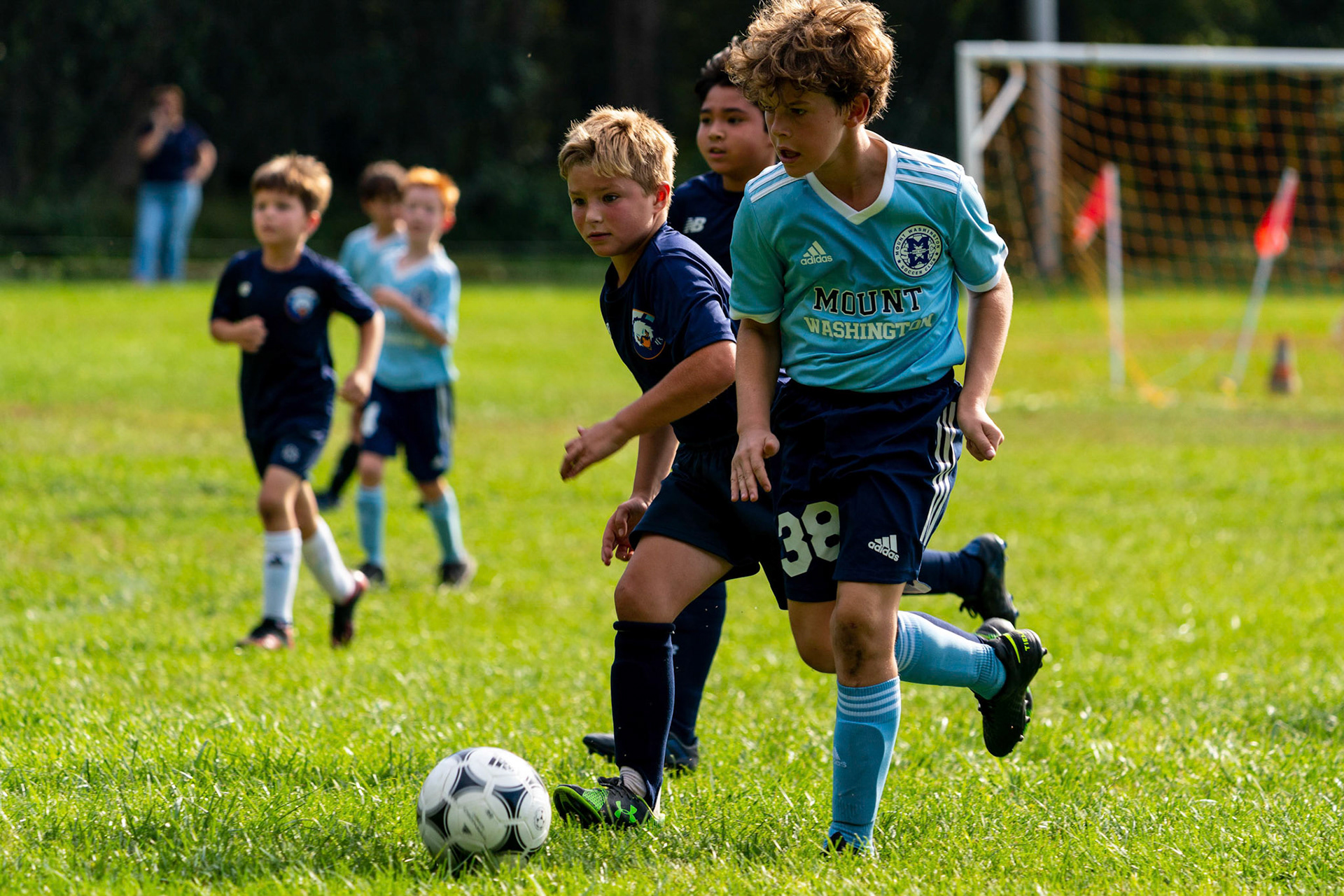 Mt. Washington U-10 travel team plays Immaculate Conception at home on Saturday, October 2, 2021.
