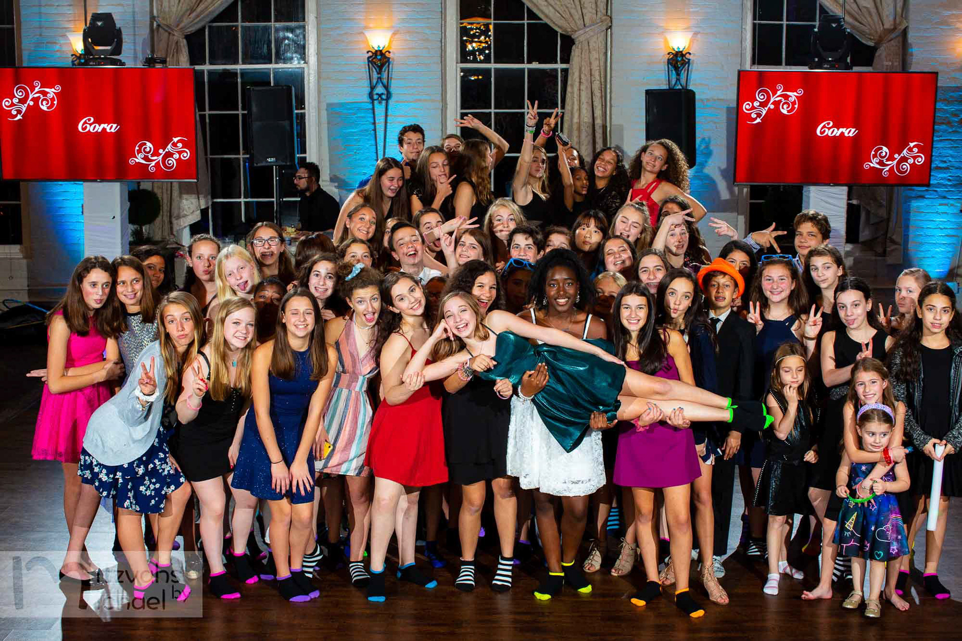 Cora’s Beth Shalom Bat Mitzvah party at The Great Room at Savage Mill.
