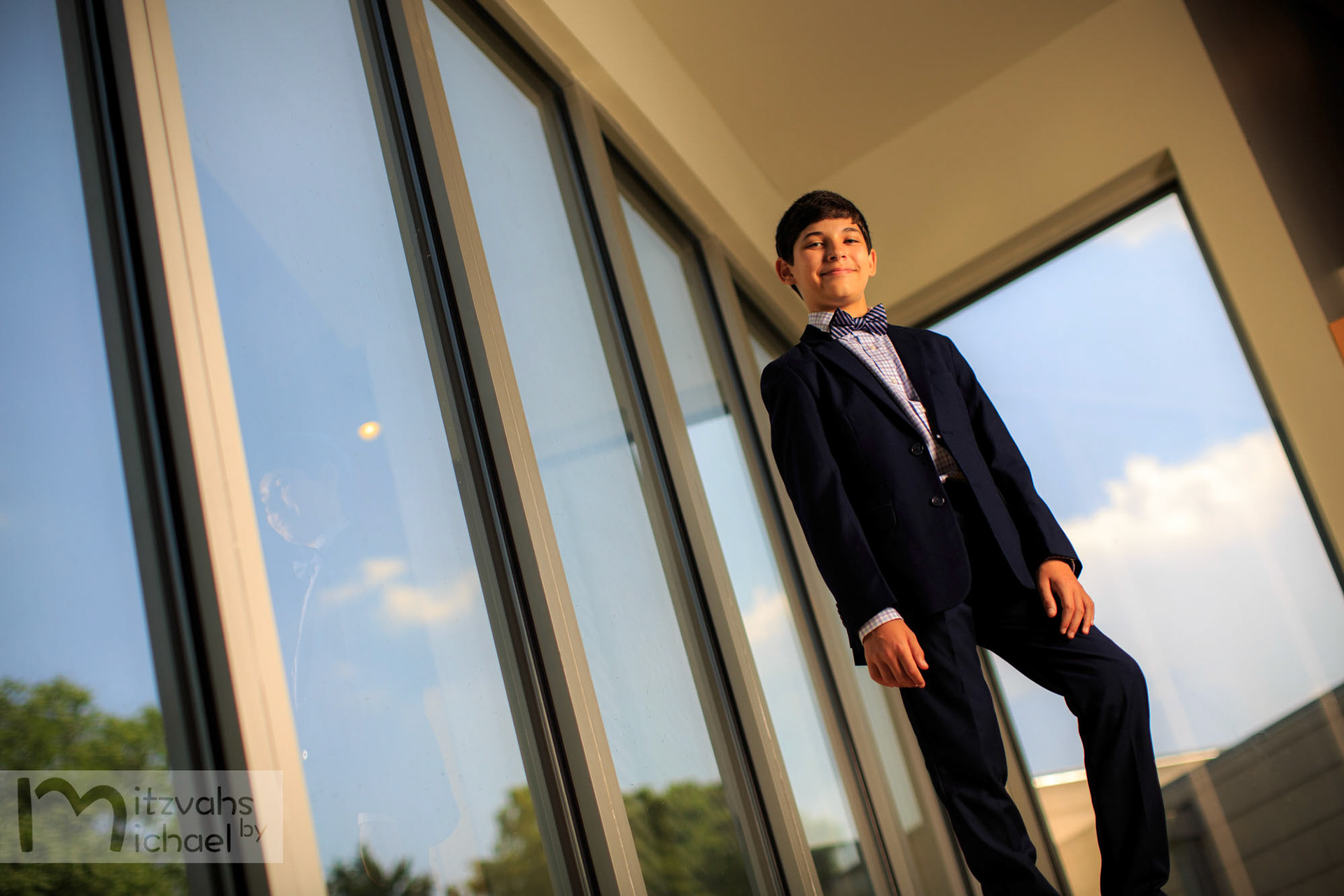 Ari’s Bar Mitzvah portraits at Bnai Shalom of Olney.