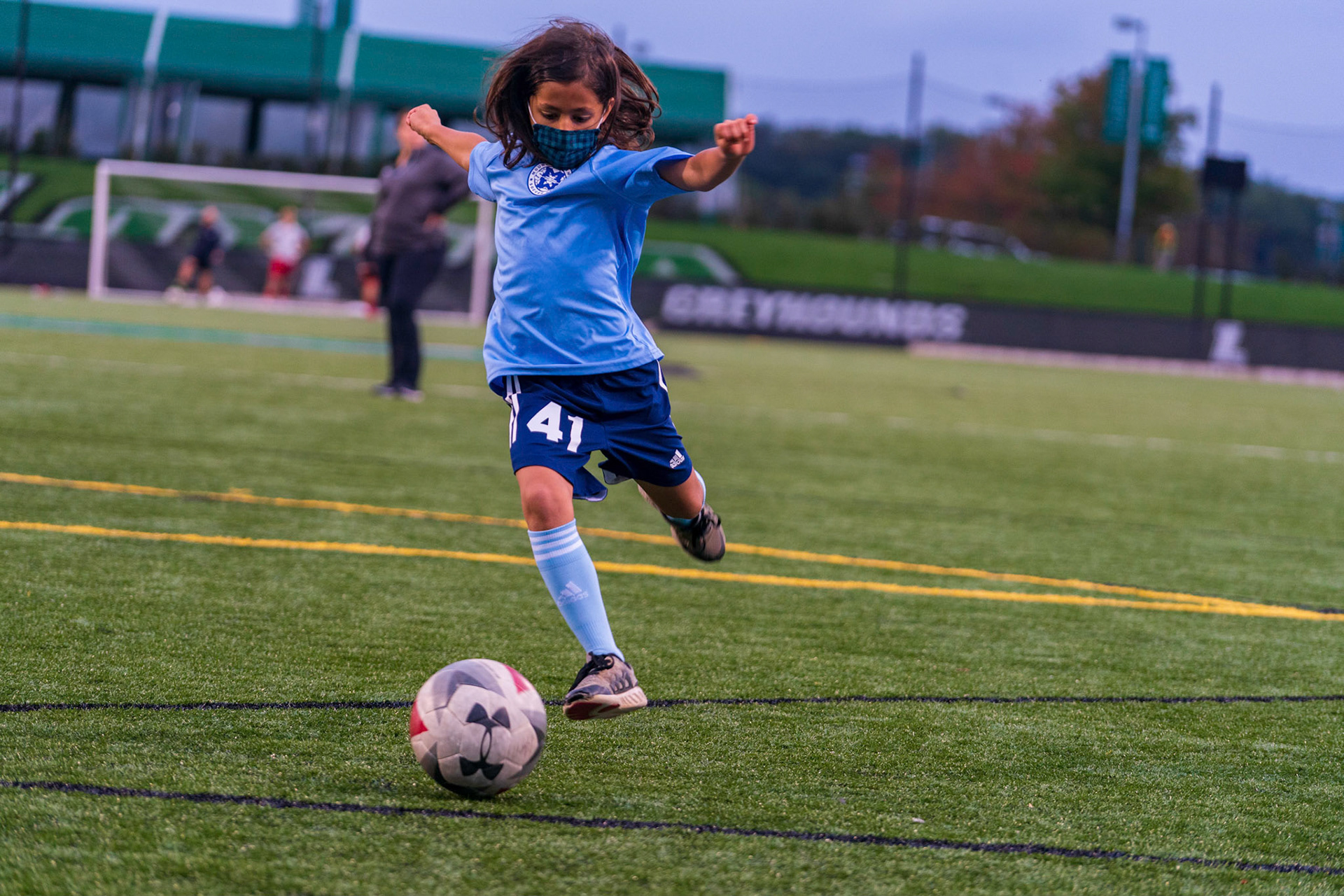 Members of the Mt. Washington Soccer Club (rec and travel) visited the Loyola Greyhounds for a game against Lafayette on Saturday, October 9, 2021.