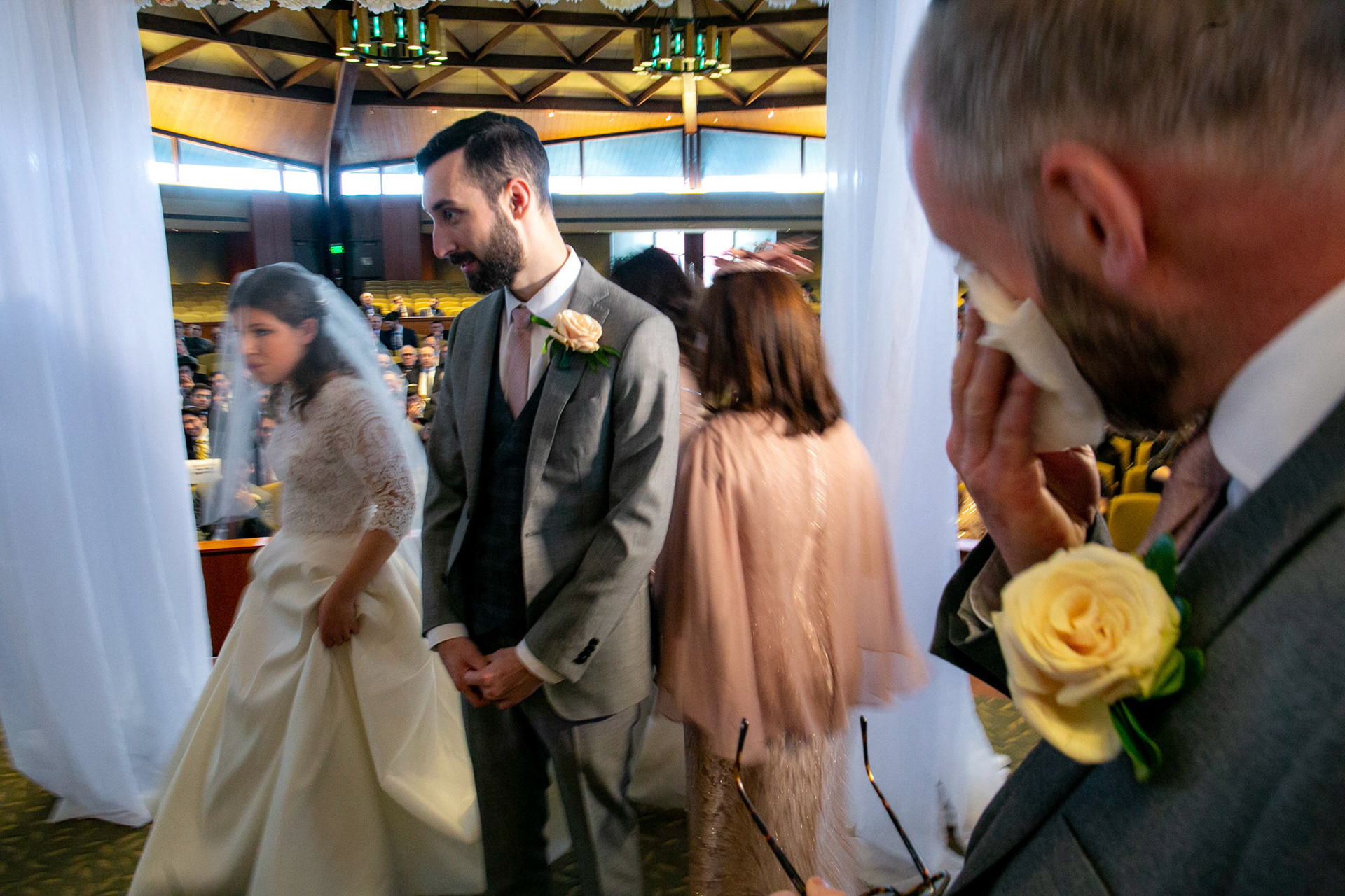 Alison and Shai wed at Beth Tfiloh in Baltimore, MD on Sunday, December 23, 2018.