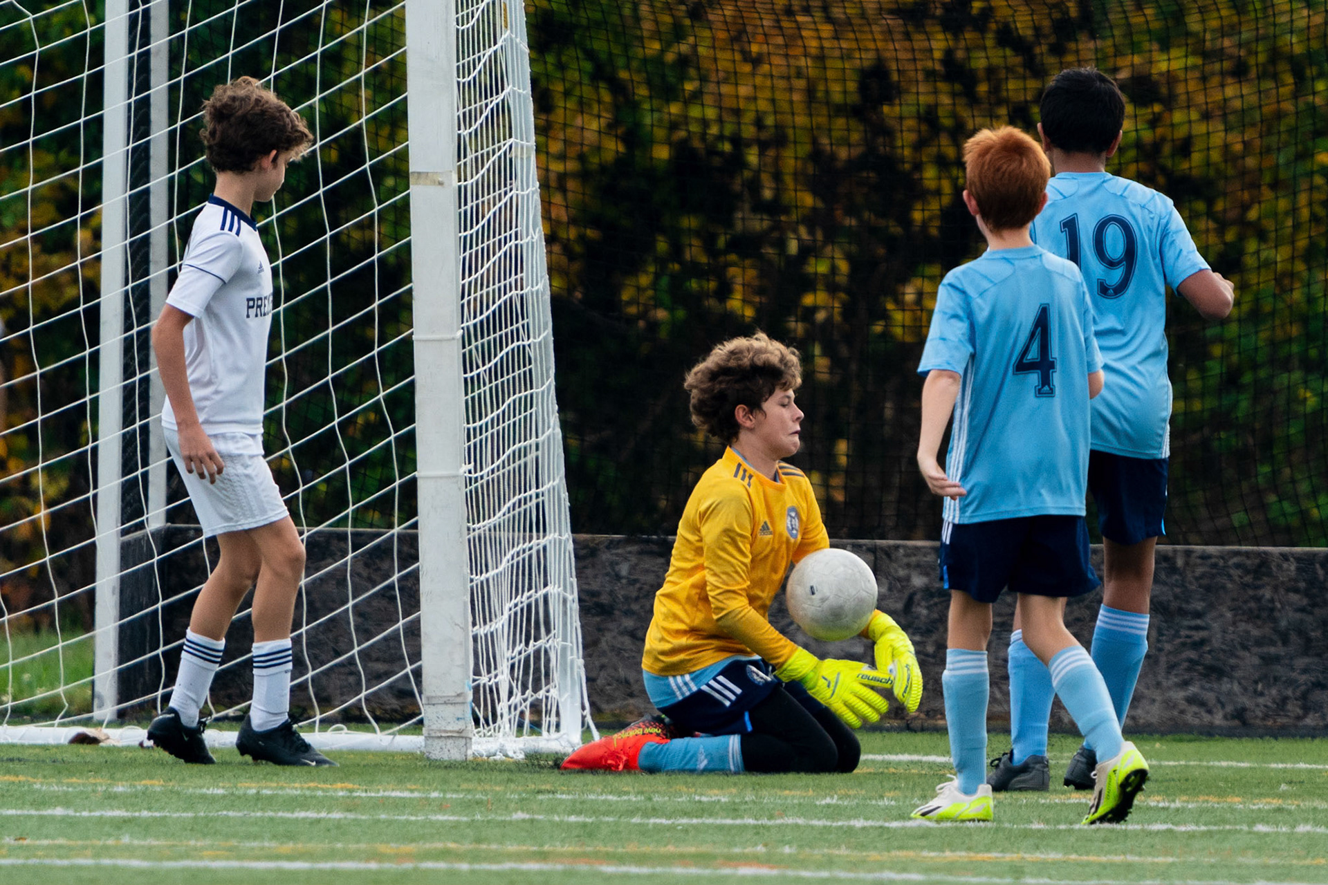 Another shot blocked.