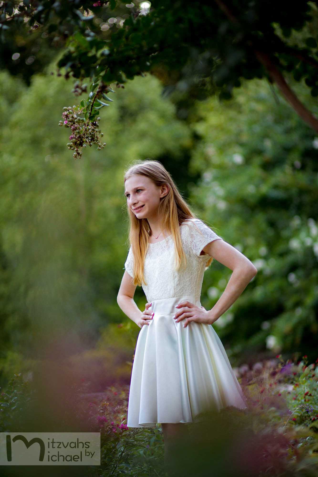 Sydney’s Bat Mitzvah portraits at Temple Rodef Shalom.