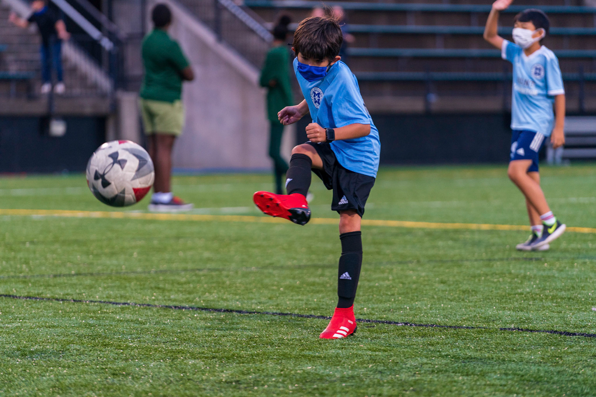 Members of the Mt. Washington Soccer Club (rec and travel) visited the Loyola Greyhounds for a game against Lafayette on Saturday, October 9, 2021.