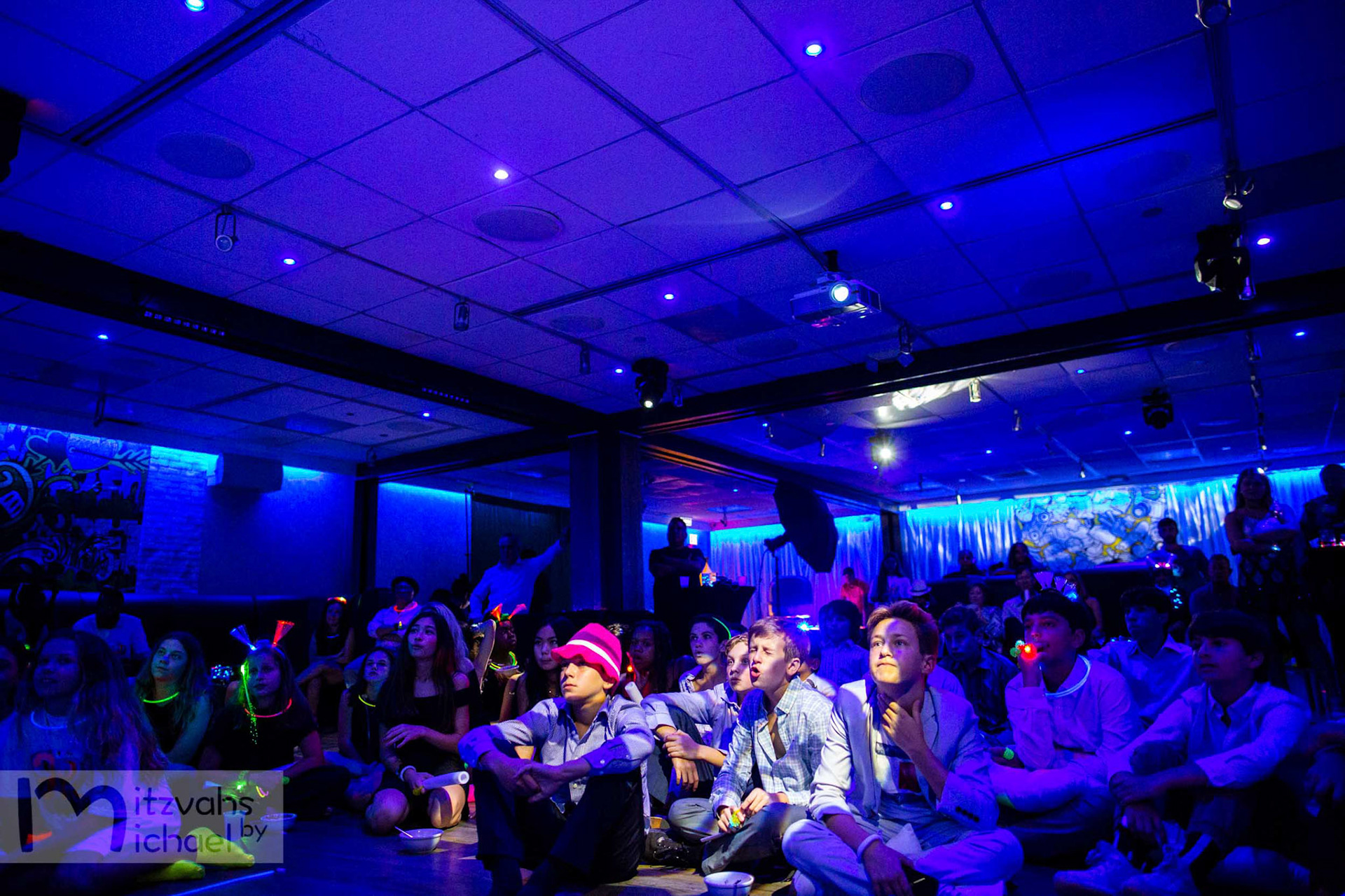 Brandon’s Bar Mitzvah party at The Loft at 4935 in Bethesda, MD.
