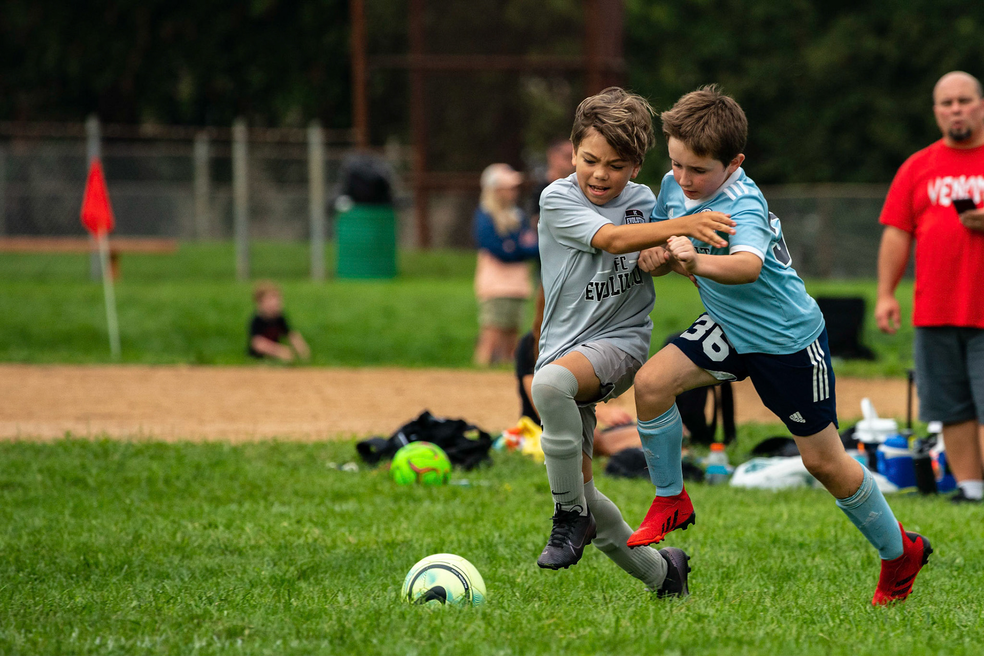 The Mt. Washington U10 Travel soccer team plays in the Labor Day Tournament.