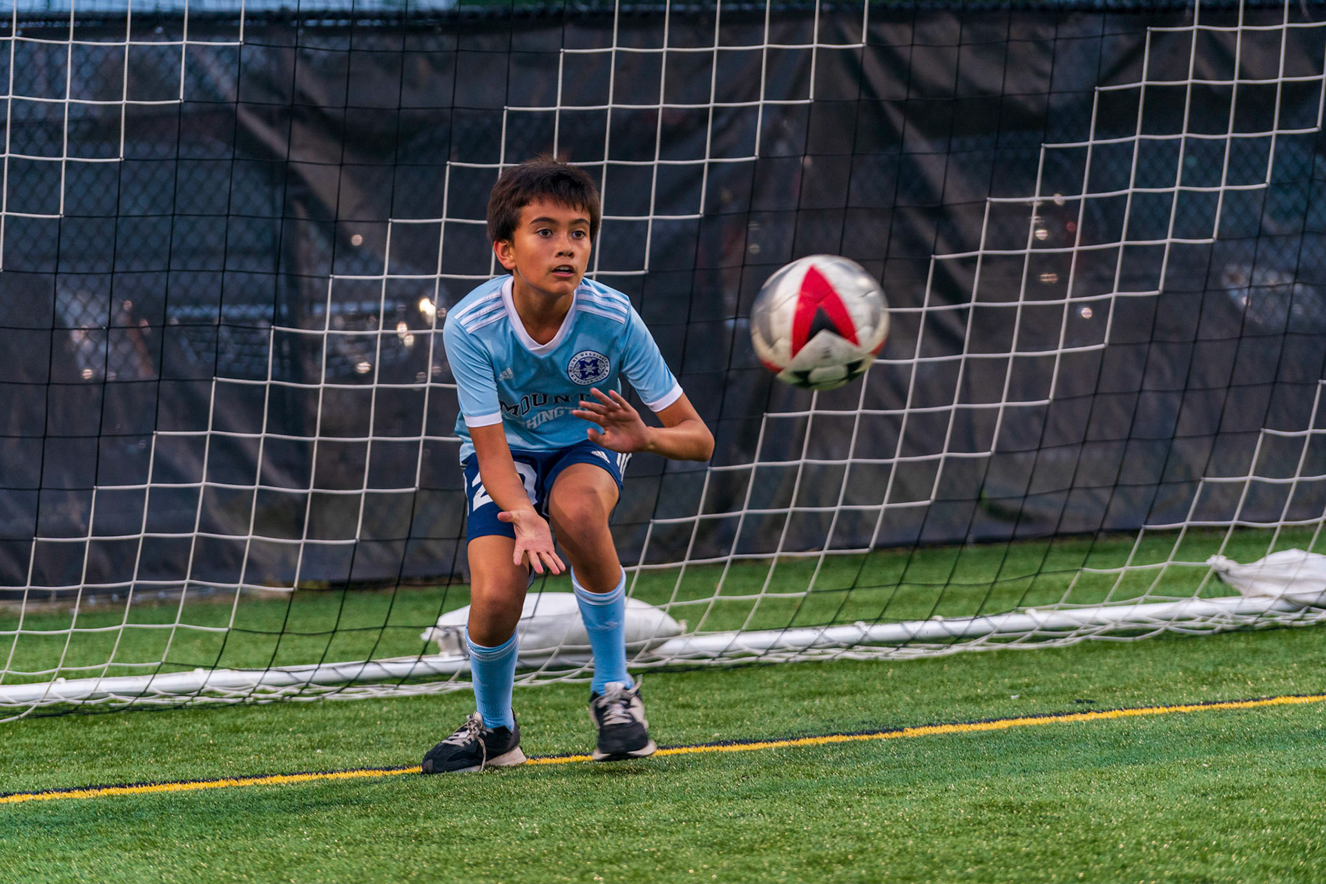 Members of the Mt. Washington Soccer Club (rec and travel) visited the Loyola Greyhounds for a game against Lafayette on Saturday, October 9, 2021.