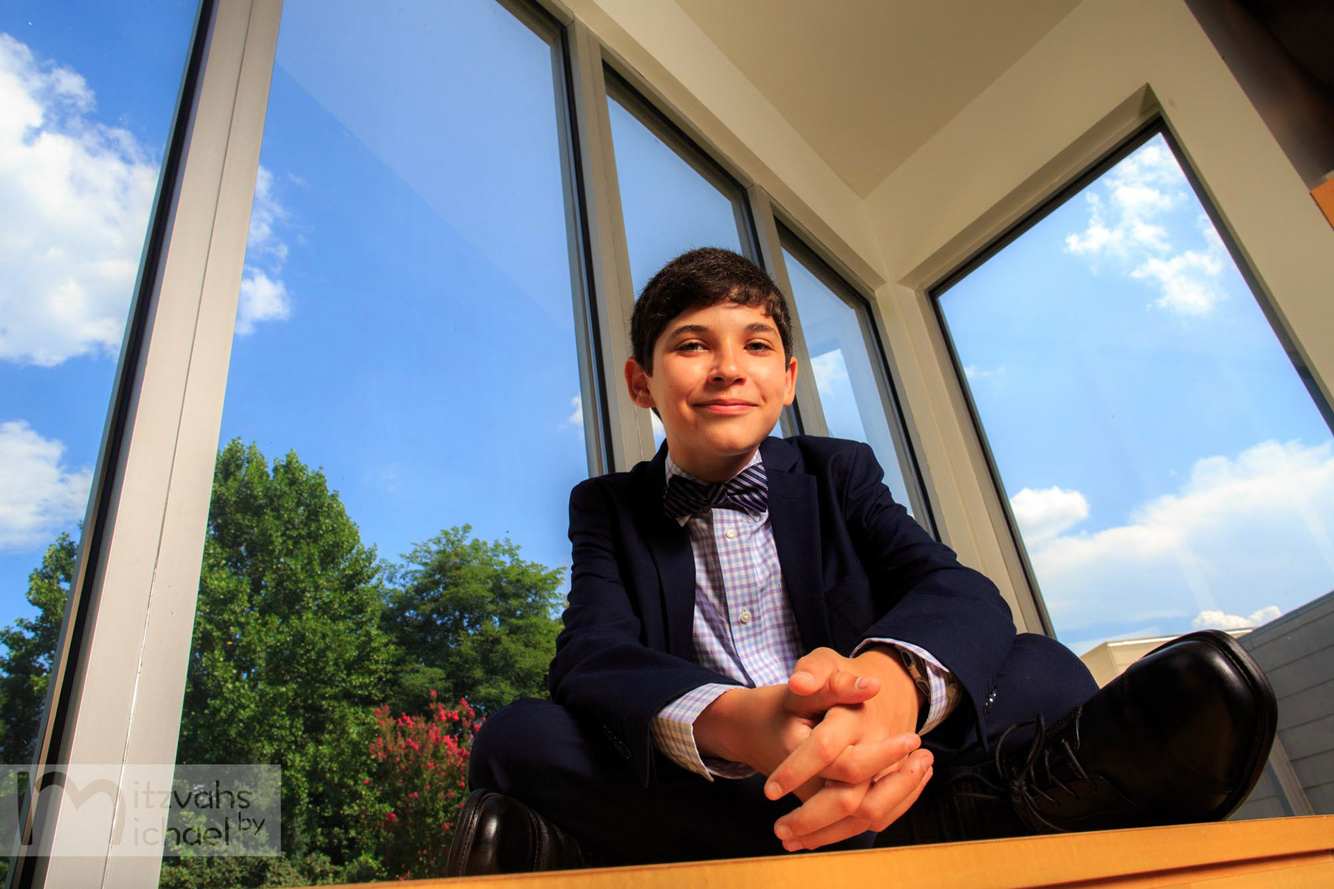 Ari’s Bar Mitzvah portraits at Bnai Shalom of Olney.